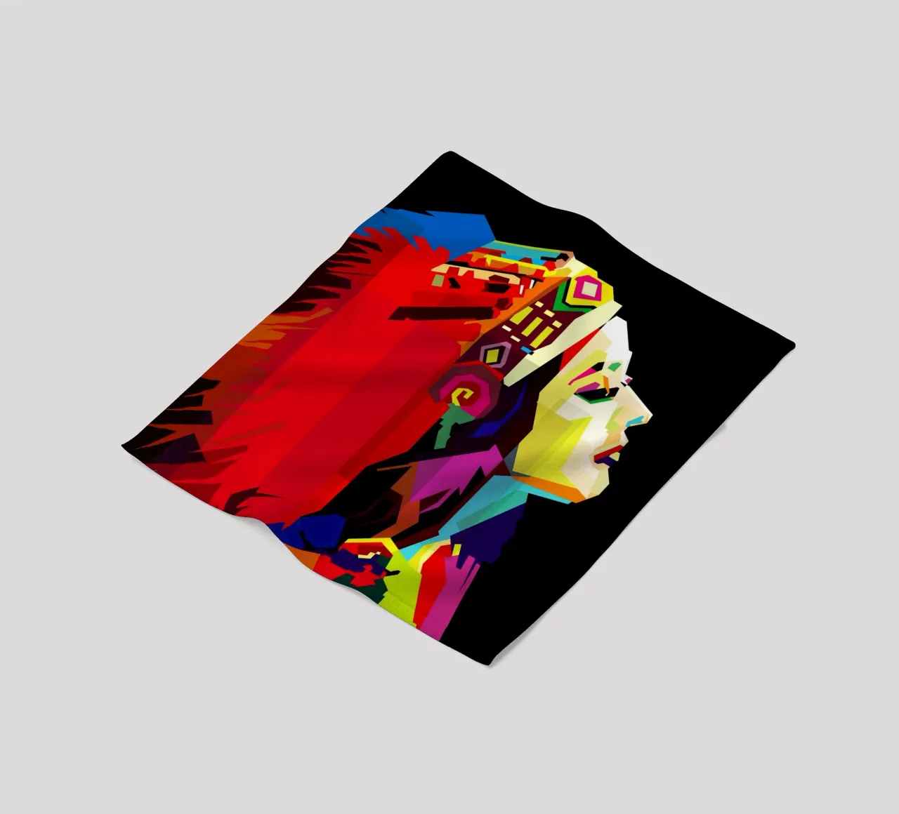 Apache Donna Stile Etnico WPAP Trending Now coperta in pile da Artkreator