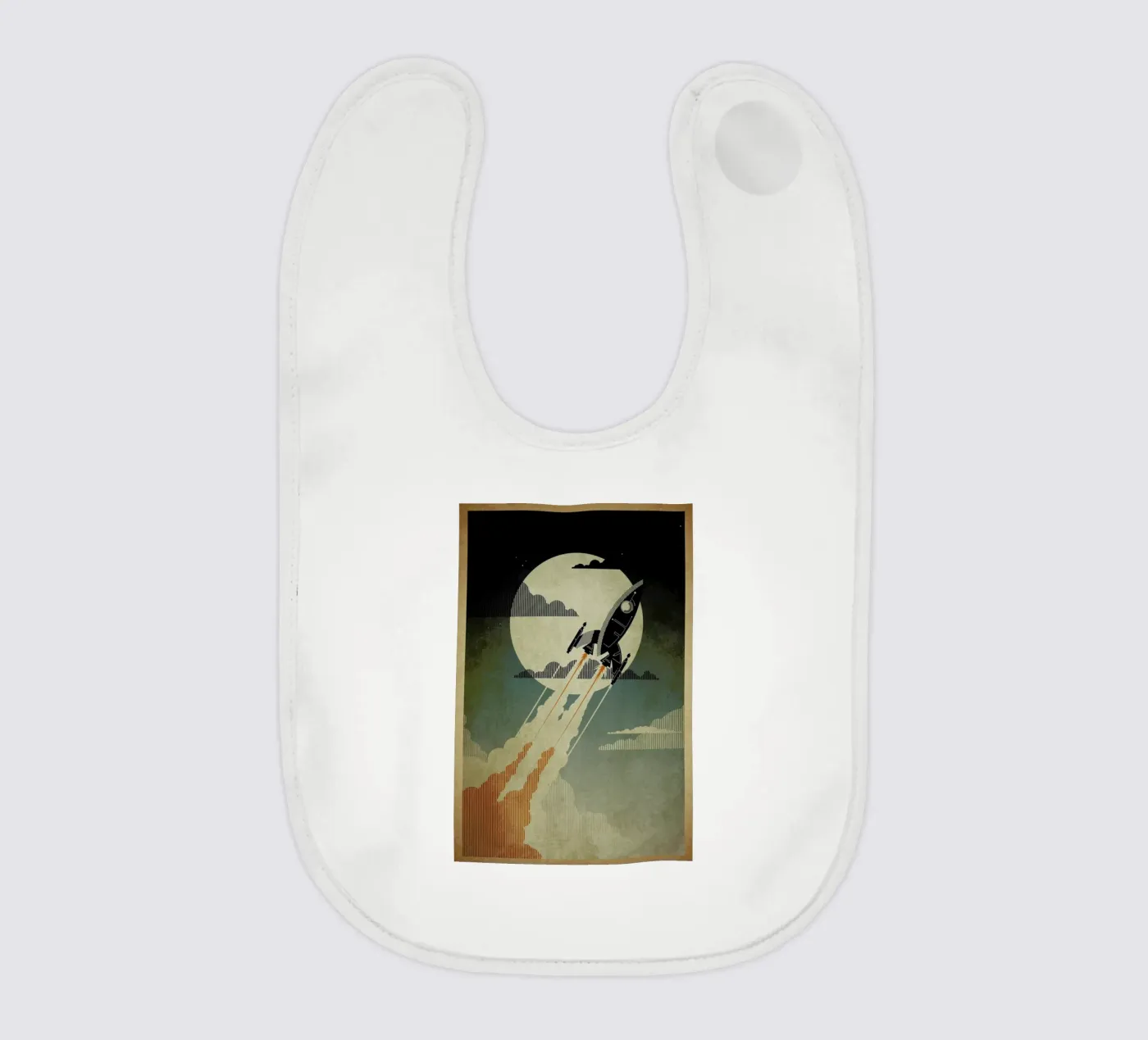 Night Launch baby bib by Danny Haas