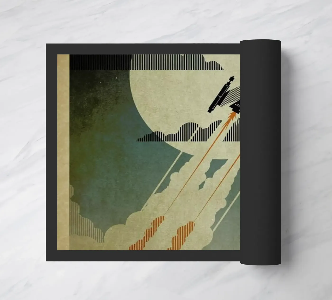 Night Launch deurmat van Danny Haas