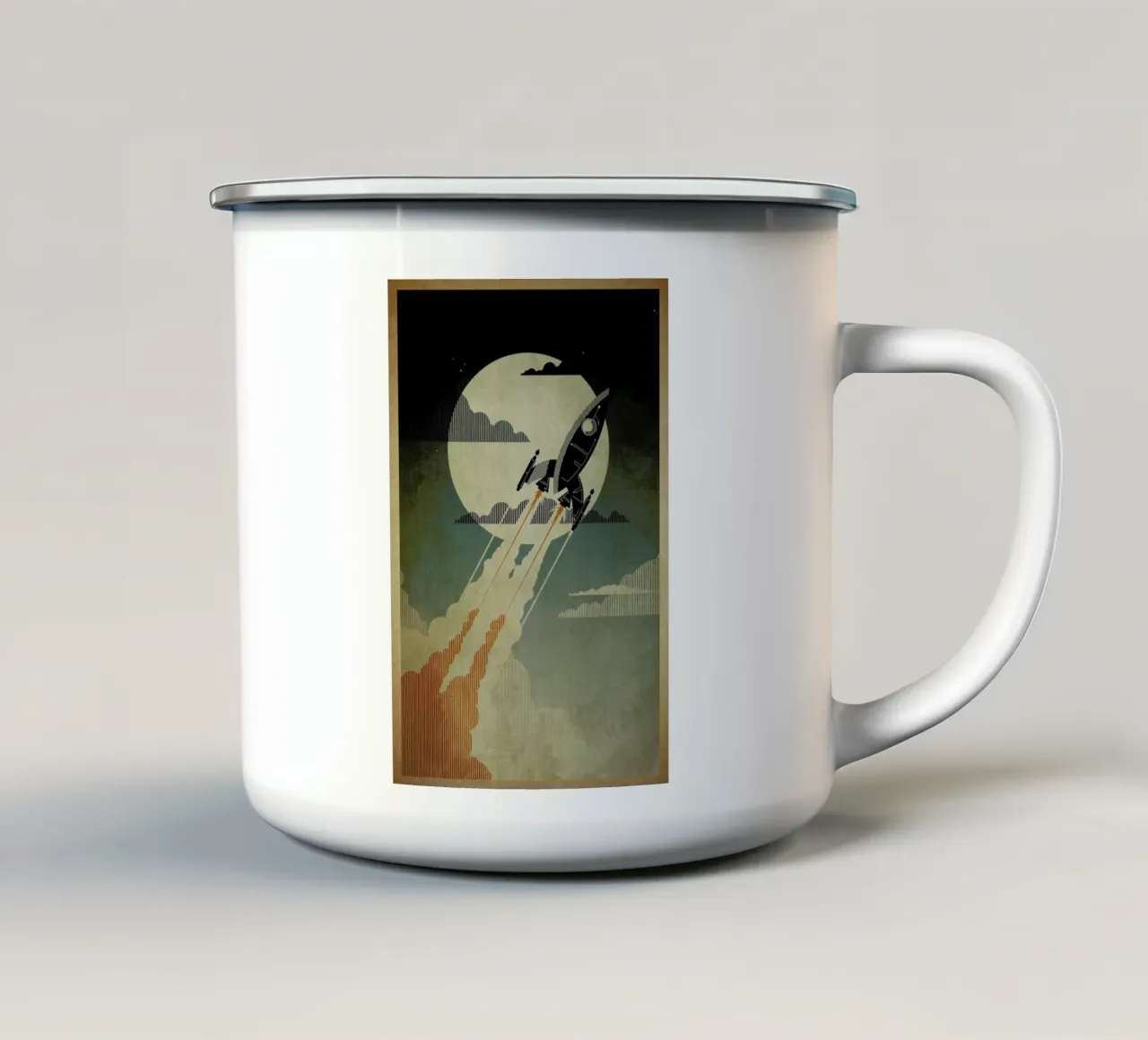 Night Launch tazza in smalto da Danny Haas