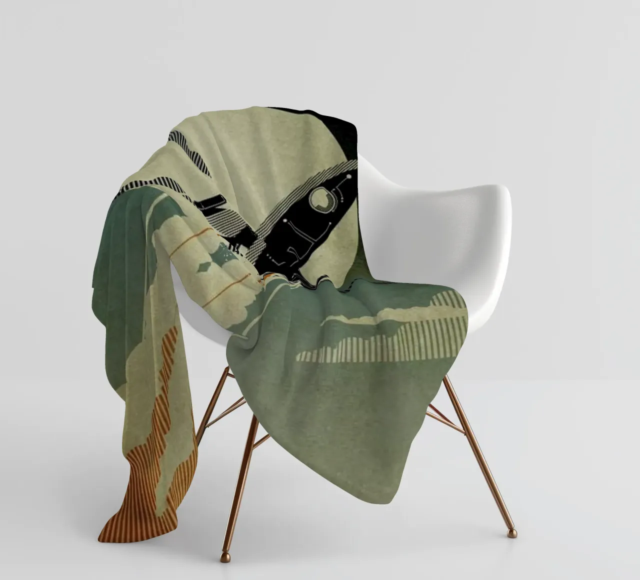 Night Launch Fleecedecke von Danny Haas