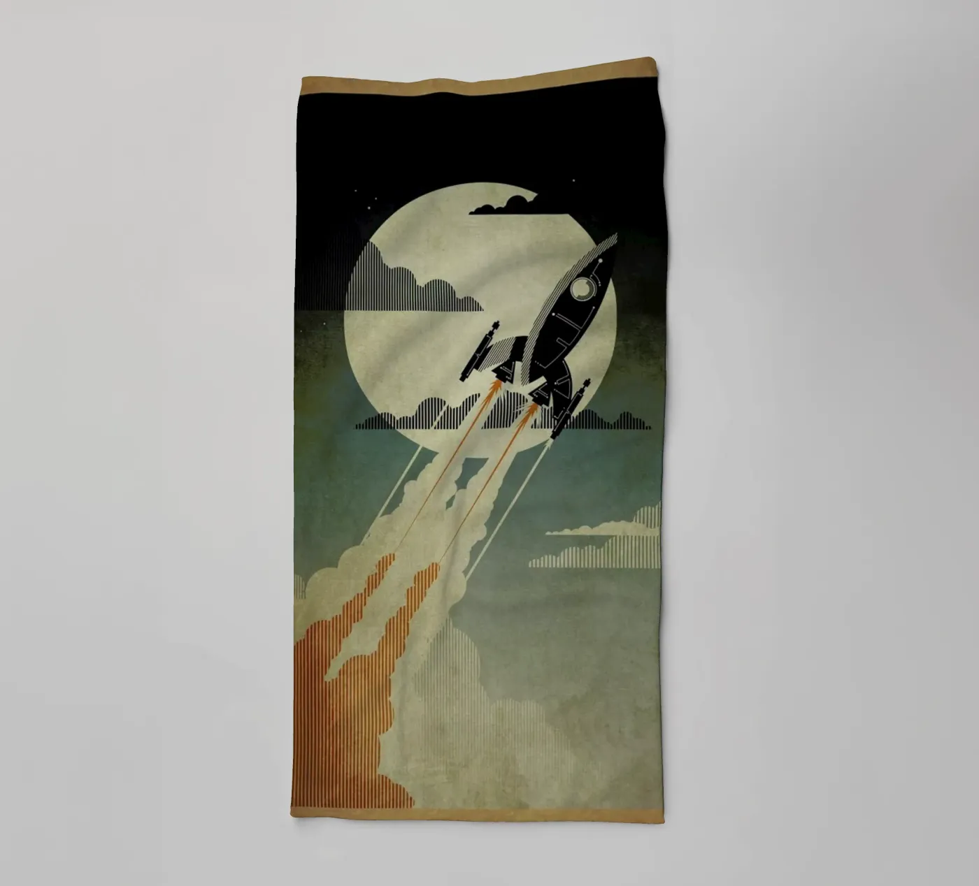 Night Launch badhanddoek van Danny Haas