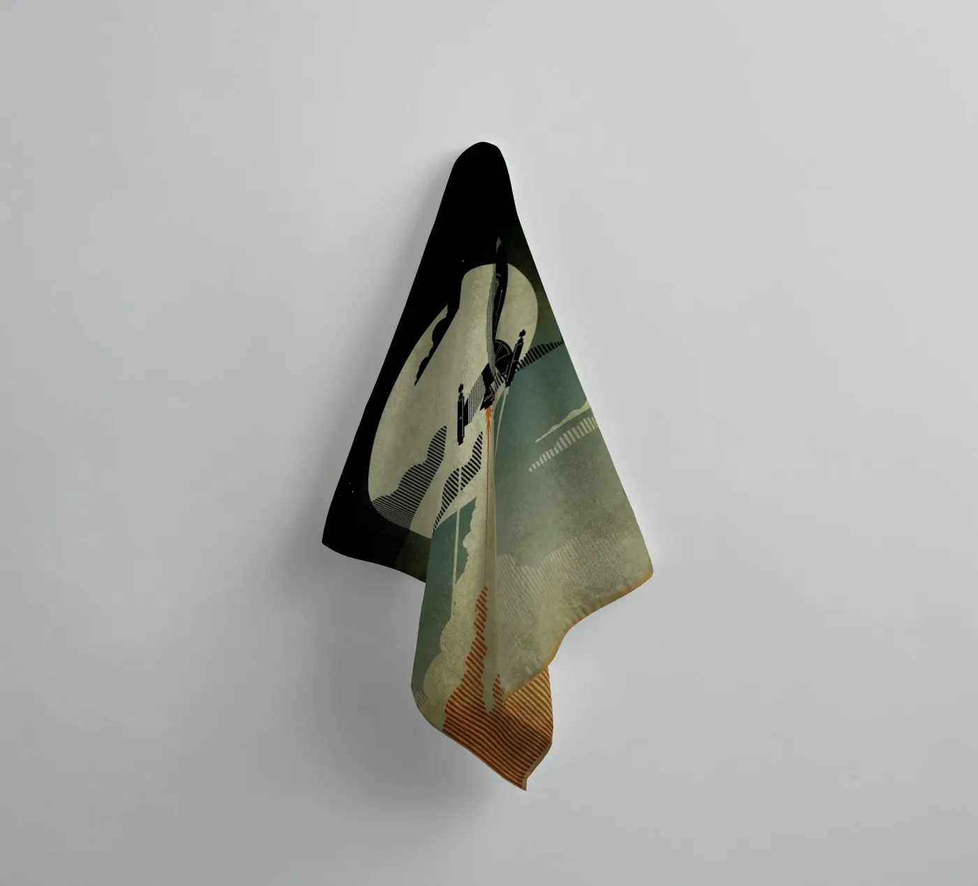 Night Launch badhanddoek van Danny Haas