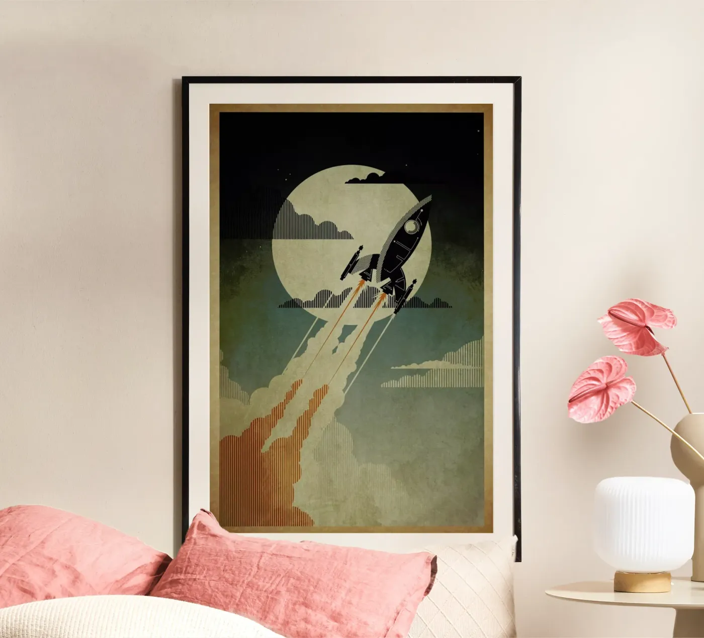 Night Launch poster van Danny Haas