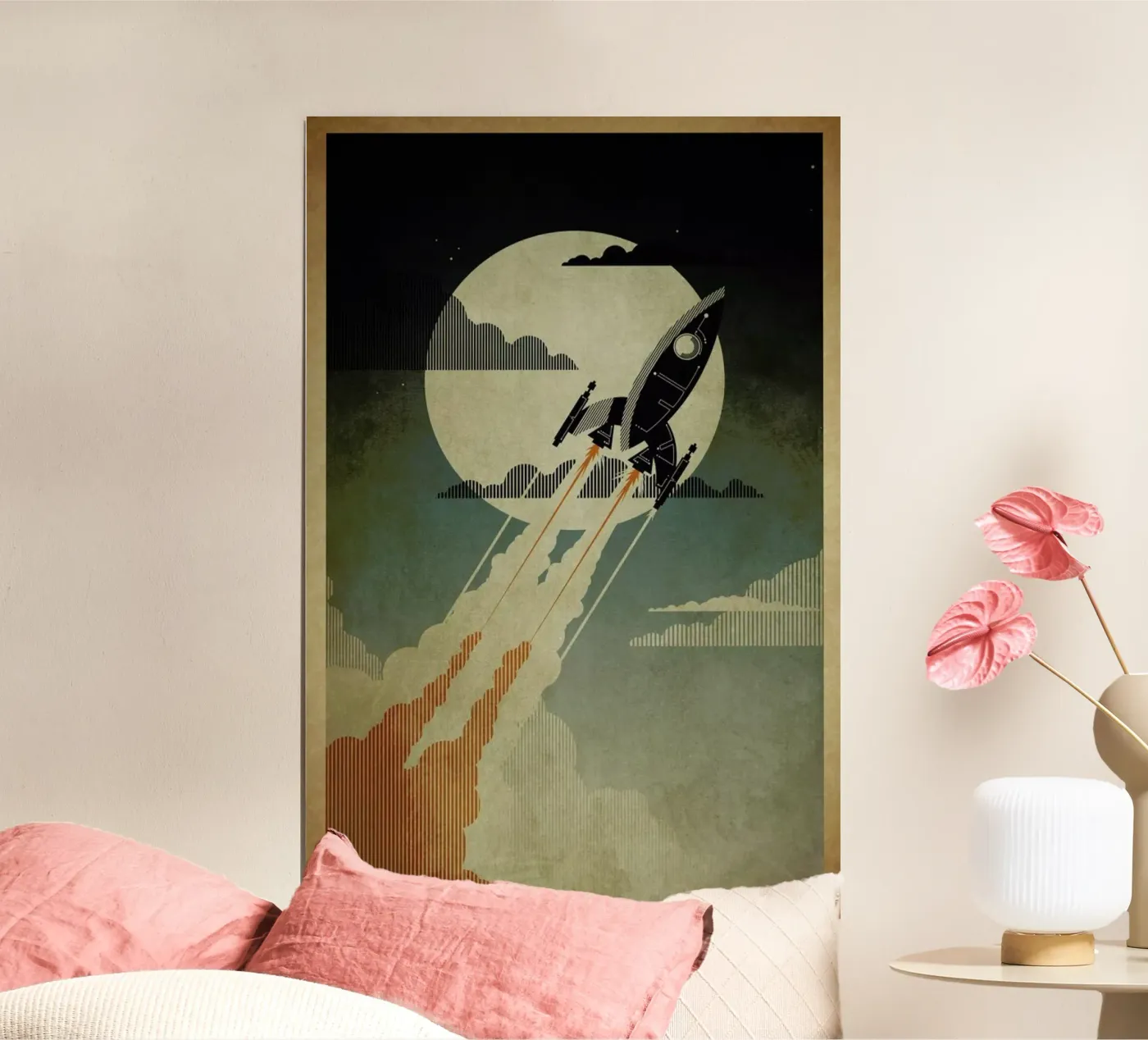 Night Launch poster van Danny Haas