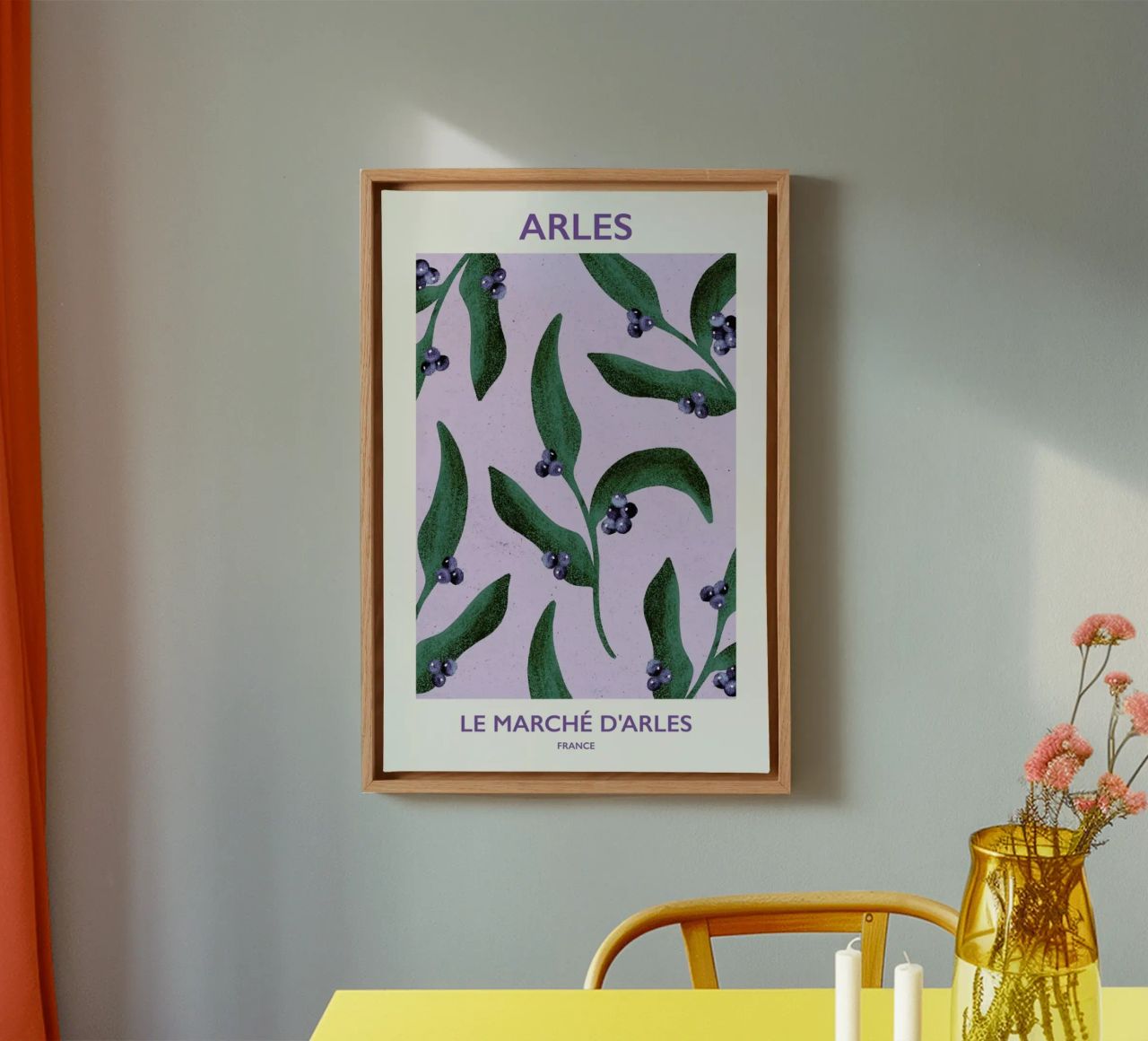 Le Marché  d'Arles Leinwand von Pure