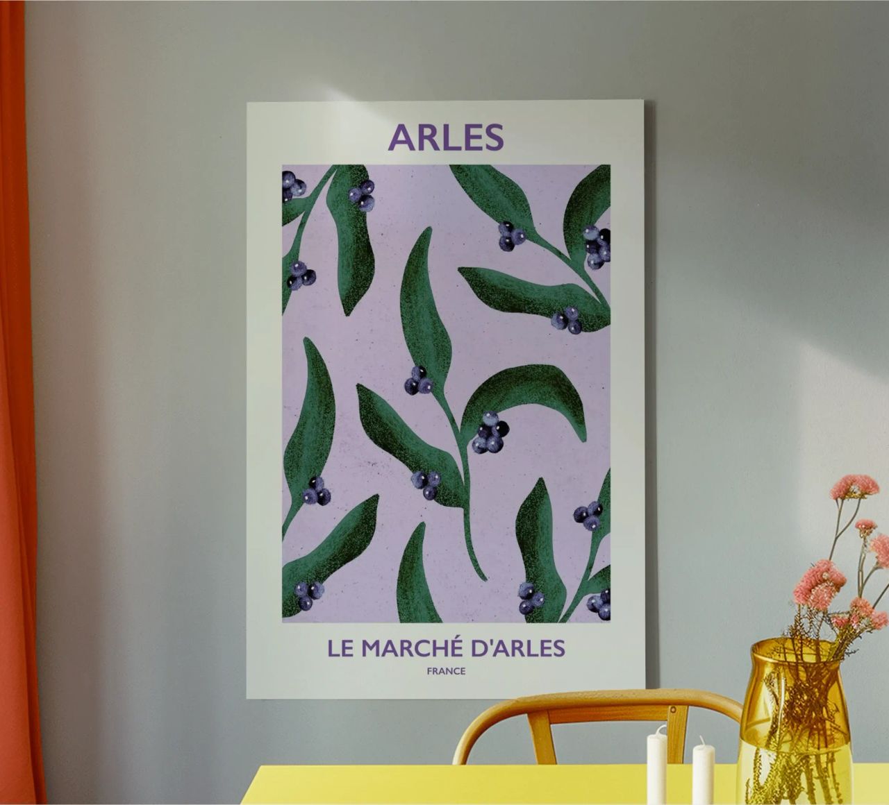 Le Marché  d'Arles Leinwand von Pure