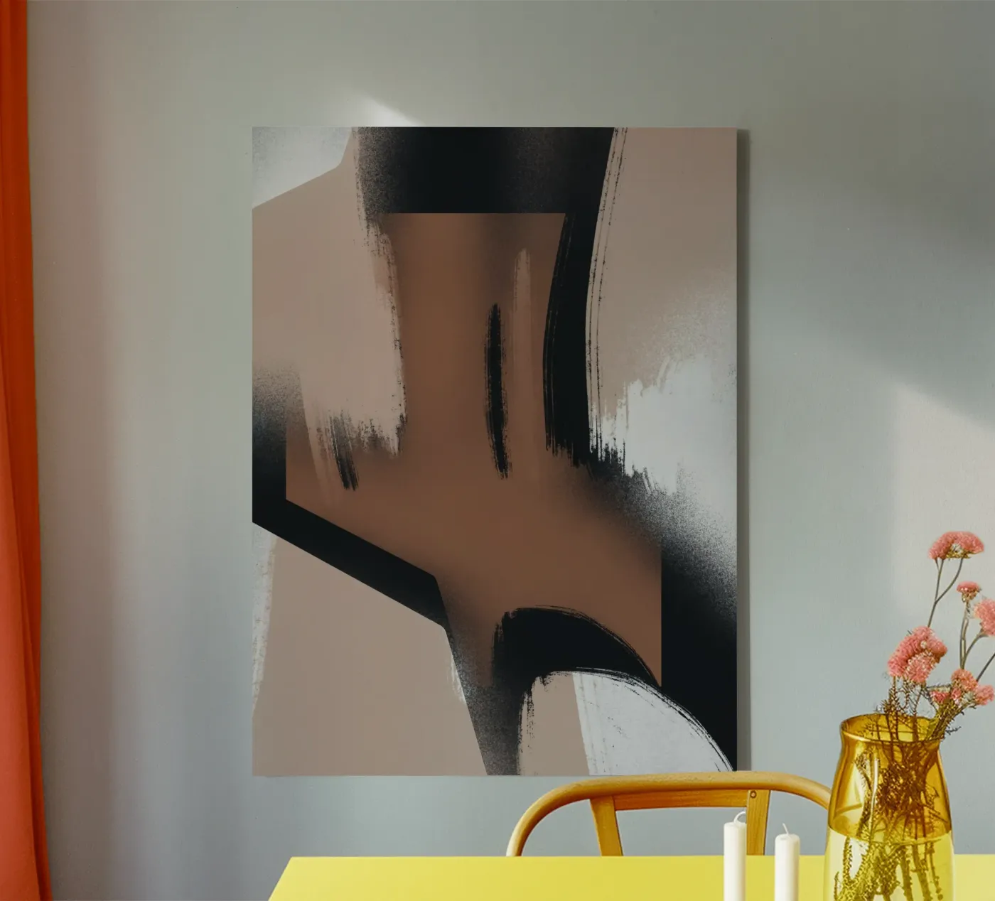 Stakingen canvas van Little Dean