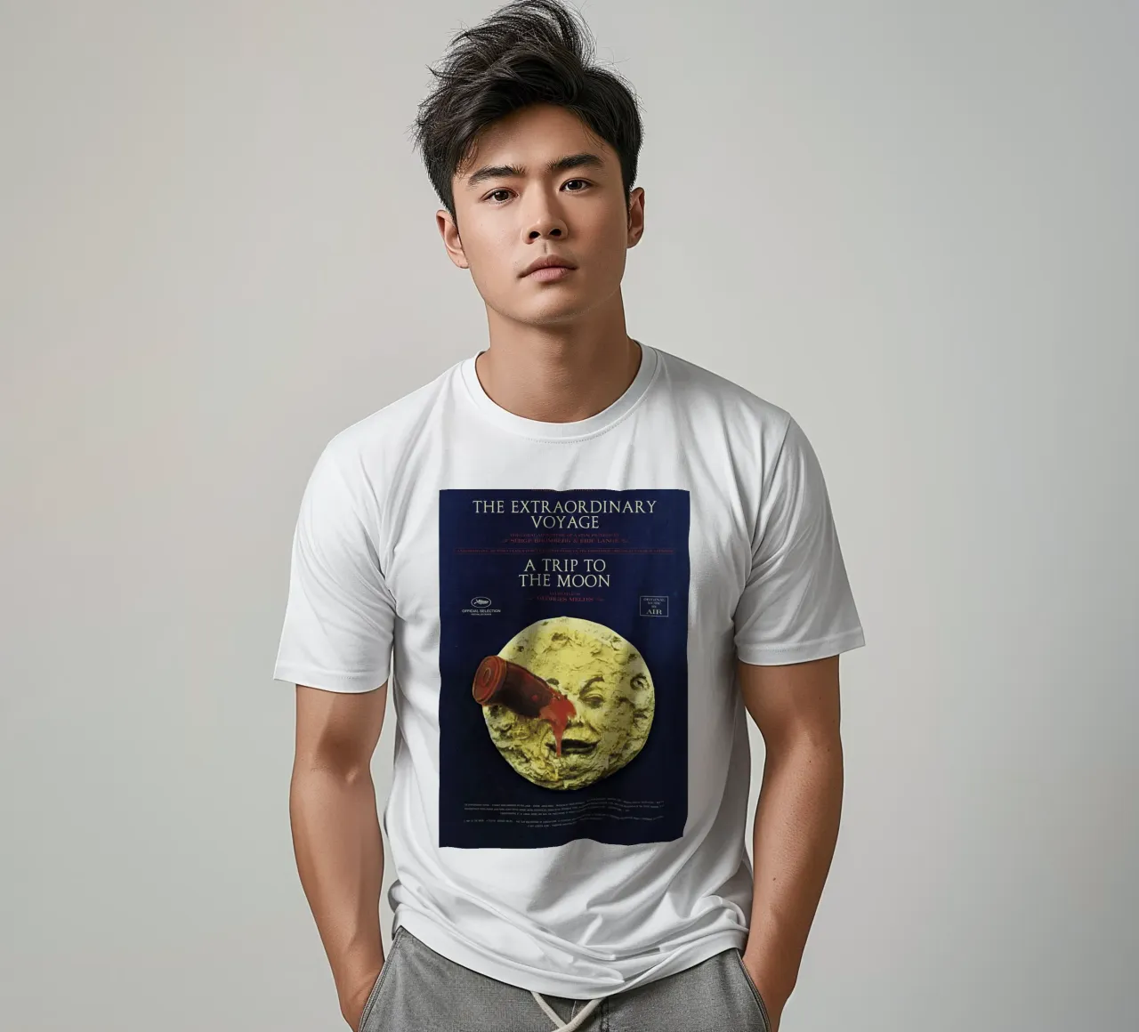 A Trip to the Moon t-shirt da Attaboy Dsgn