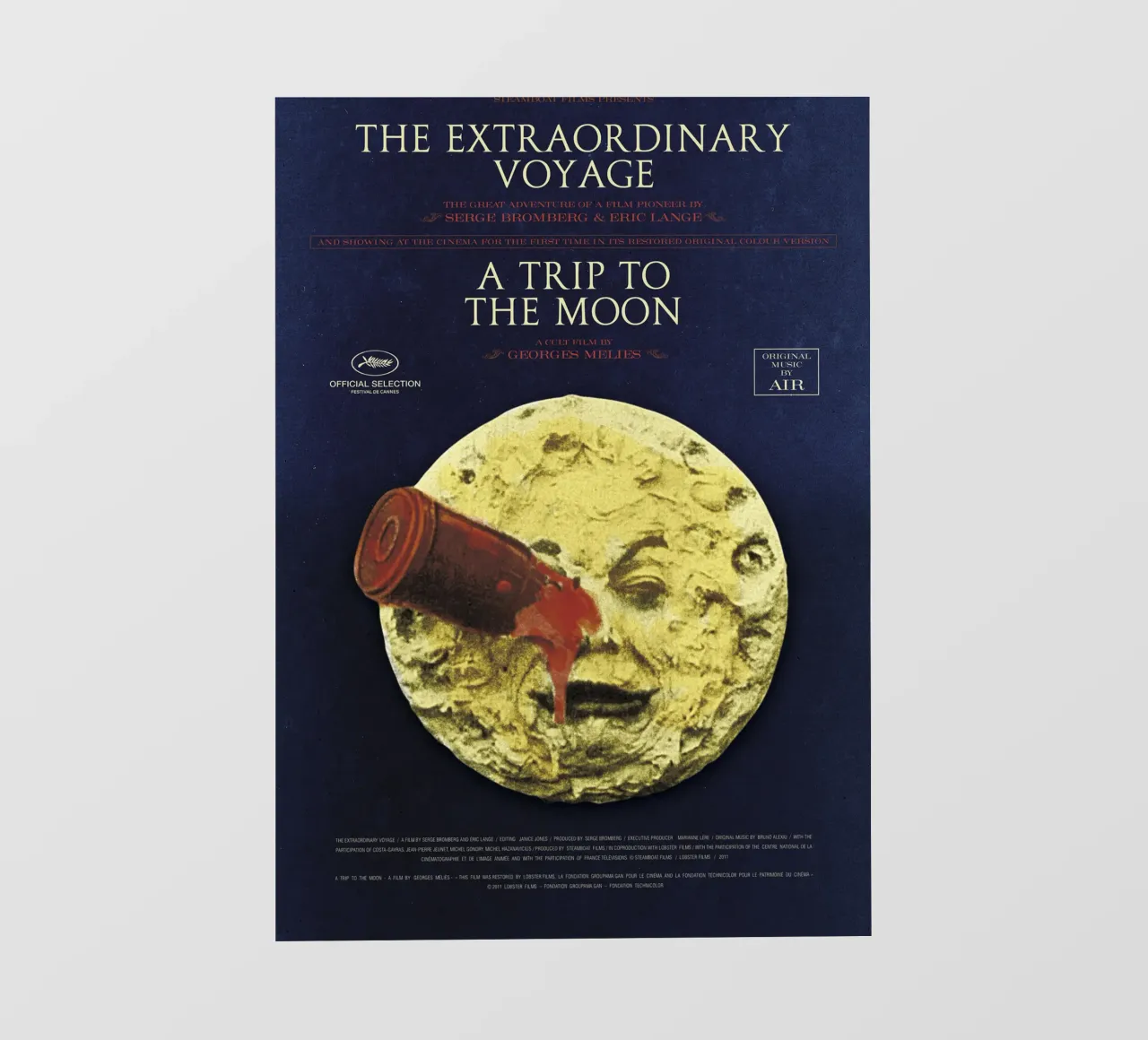 A Trip to the Moon pellicola backlit da Attaboy Dsgn