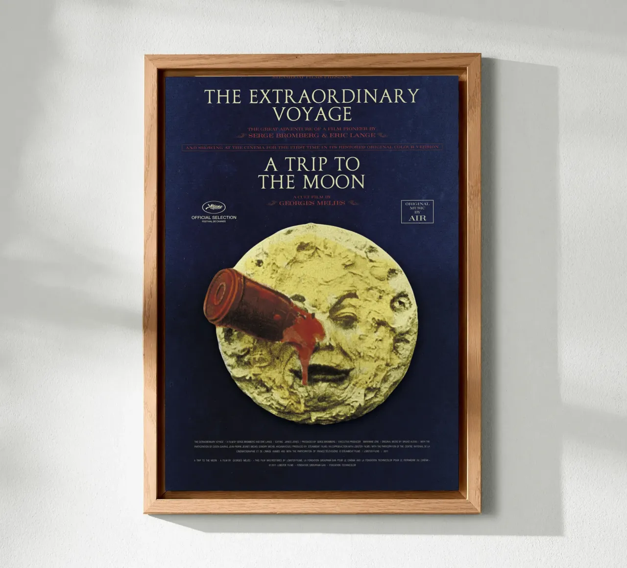A Trip to the Moon alluminio dibond da Attaboy Dsgn