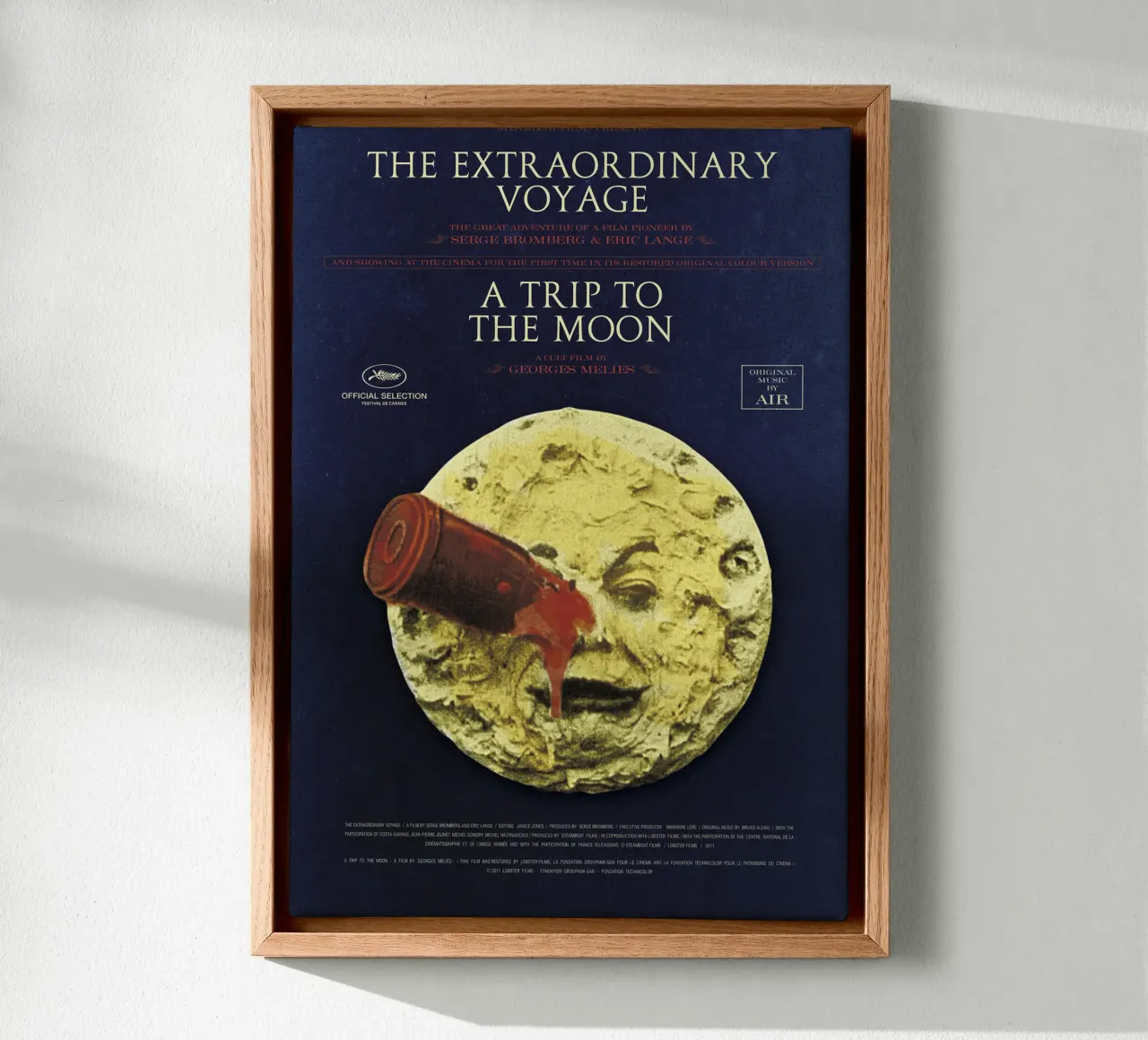 A Trip to the Moon tela con Cornice a cassetta da Attaboy Dsgn