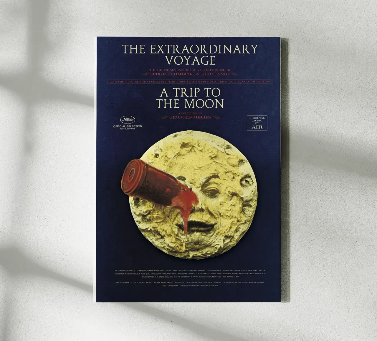 A Trip to the Moon tela con Cornice a cassetta da Attaboy Dsgn