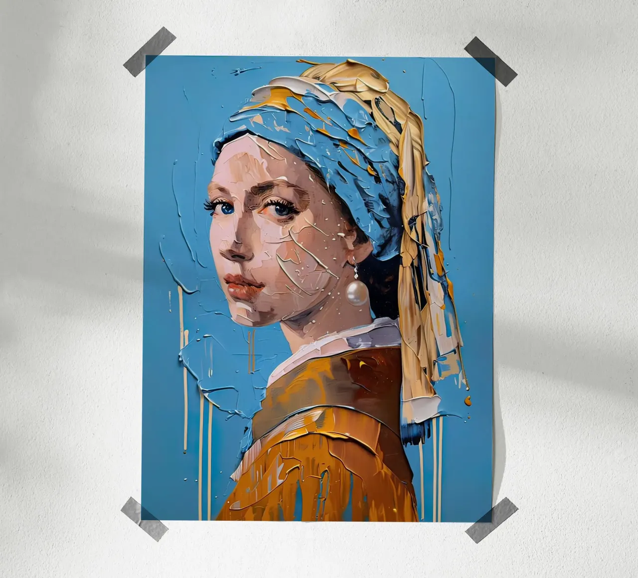 La ragazza con l'orecchino di perla di Johannes Vermeer carta hahnemühle da 🎨 Point and Art