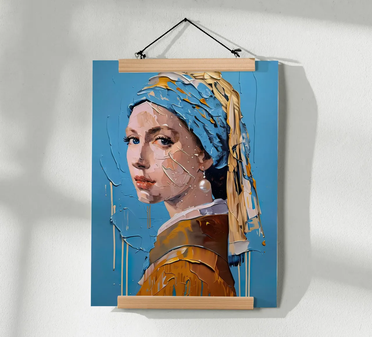 La ragazza con l'orecchino di perla di Johannes Vermeer carta hahnemühle da 🎨 Point and Art