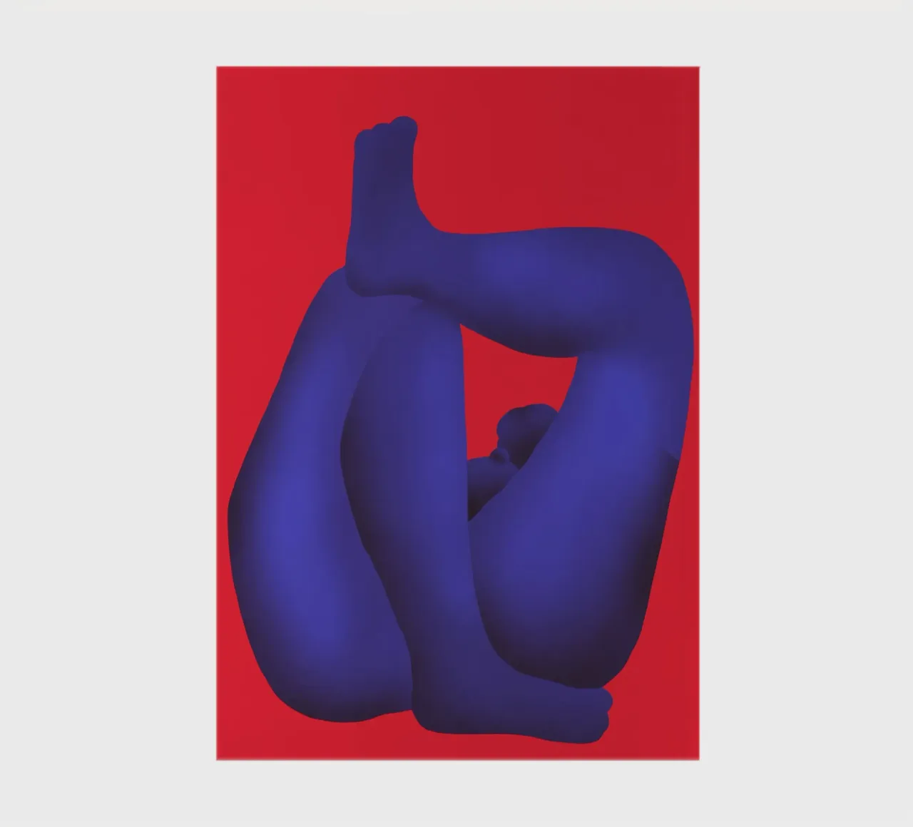 Reclining human form var 2 notebook by Little Dean