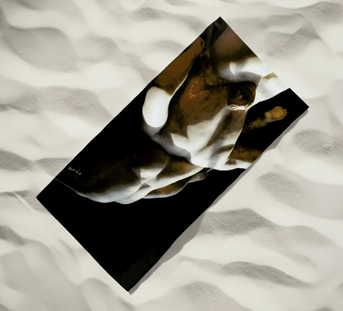 Komm beach towel by Picture On The Fridge