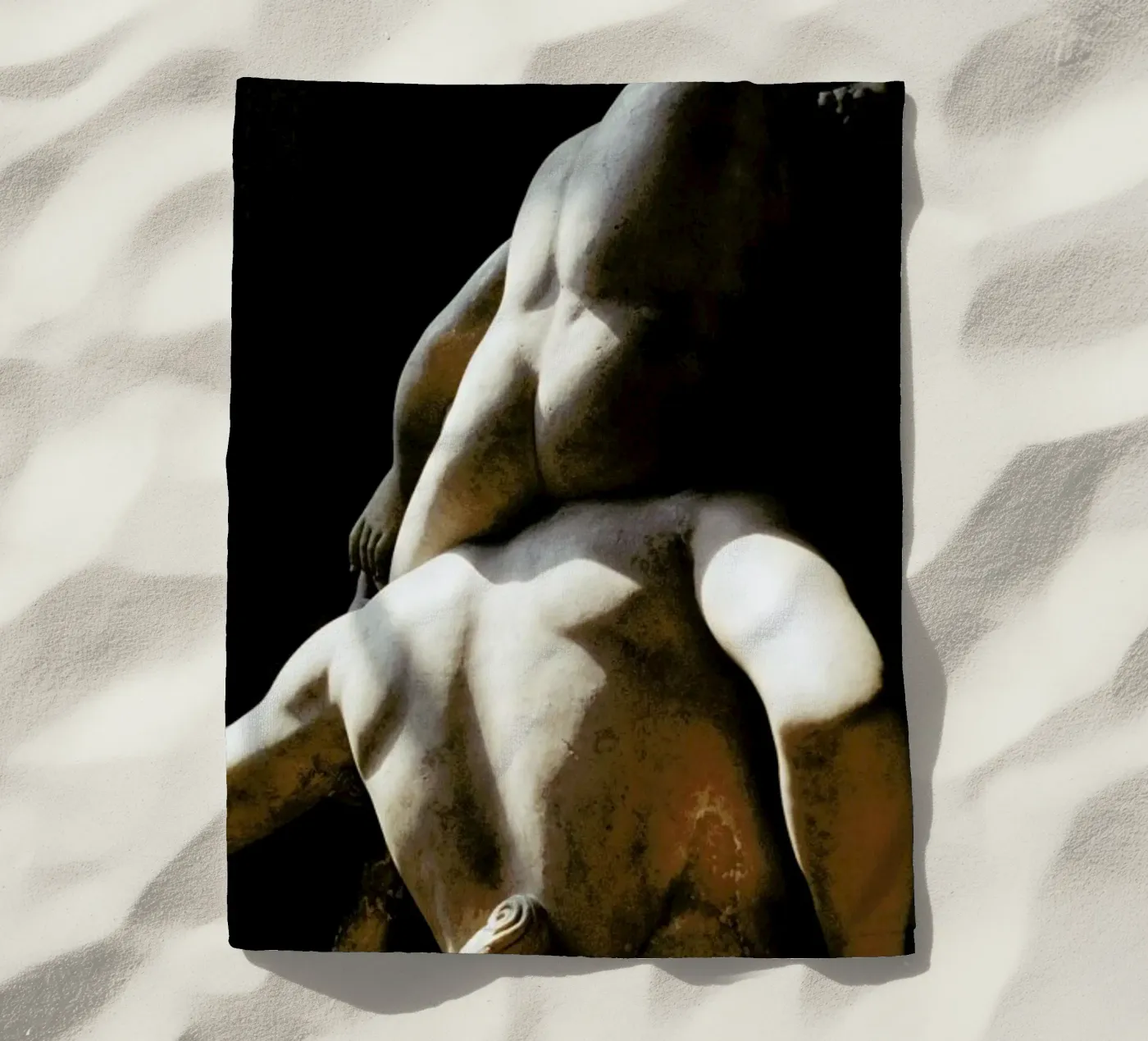 Komm beach towel by Picture On The Fridge