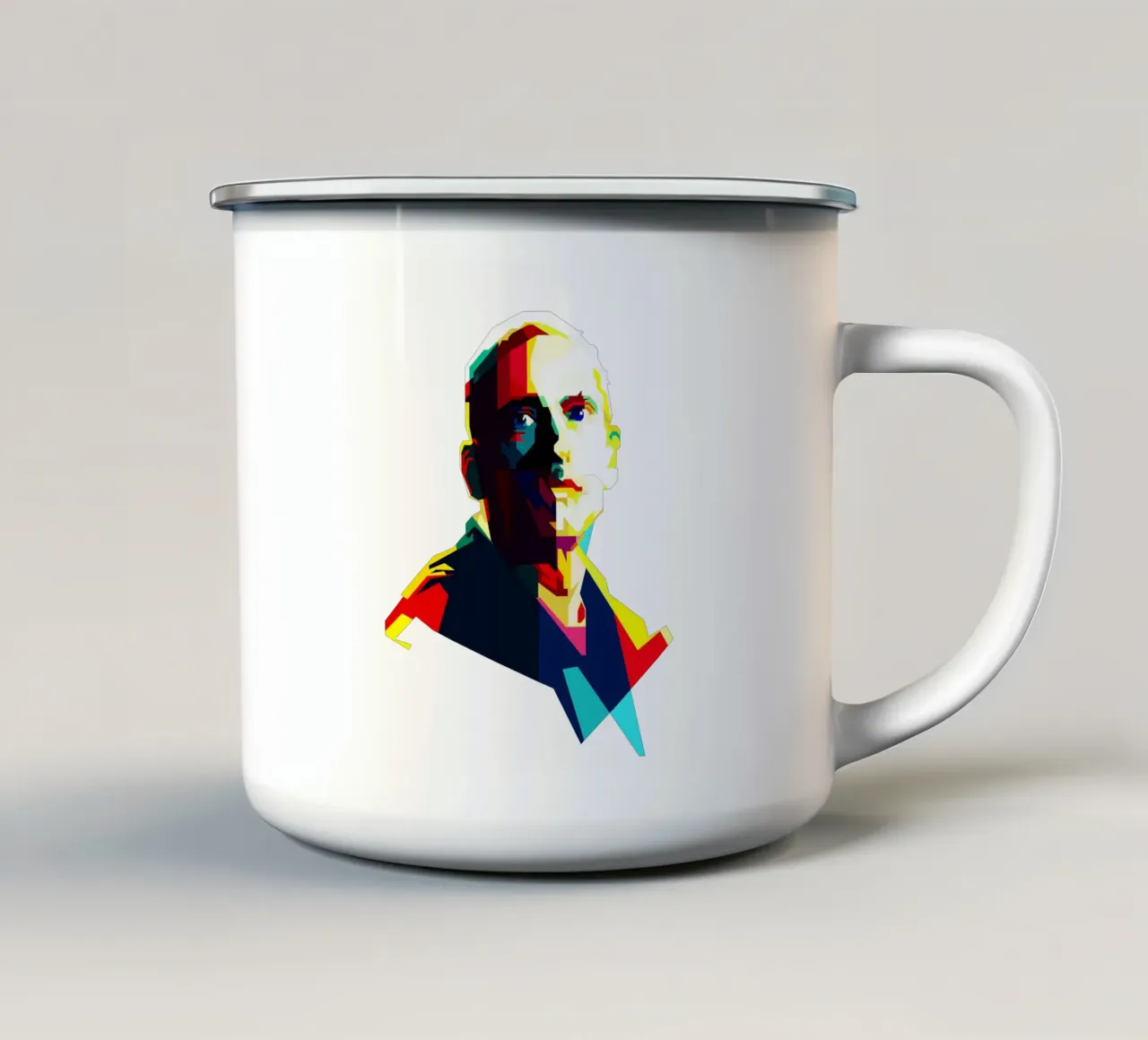 Eminem Rapper più ricercato WPAP Trending Now tazza in smalto da Artkreator