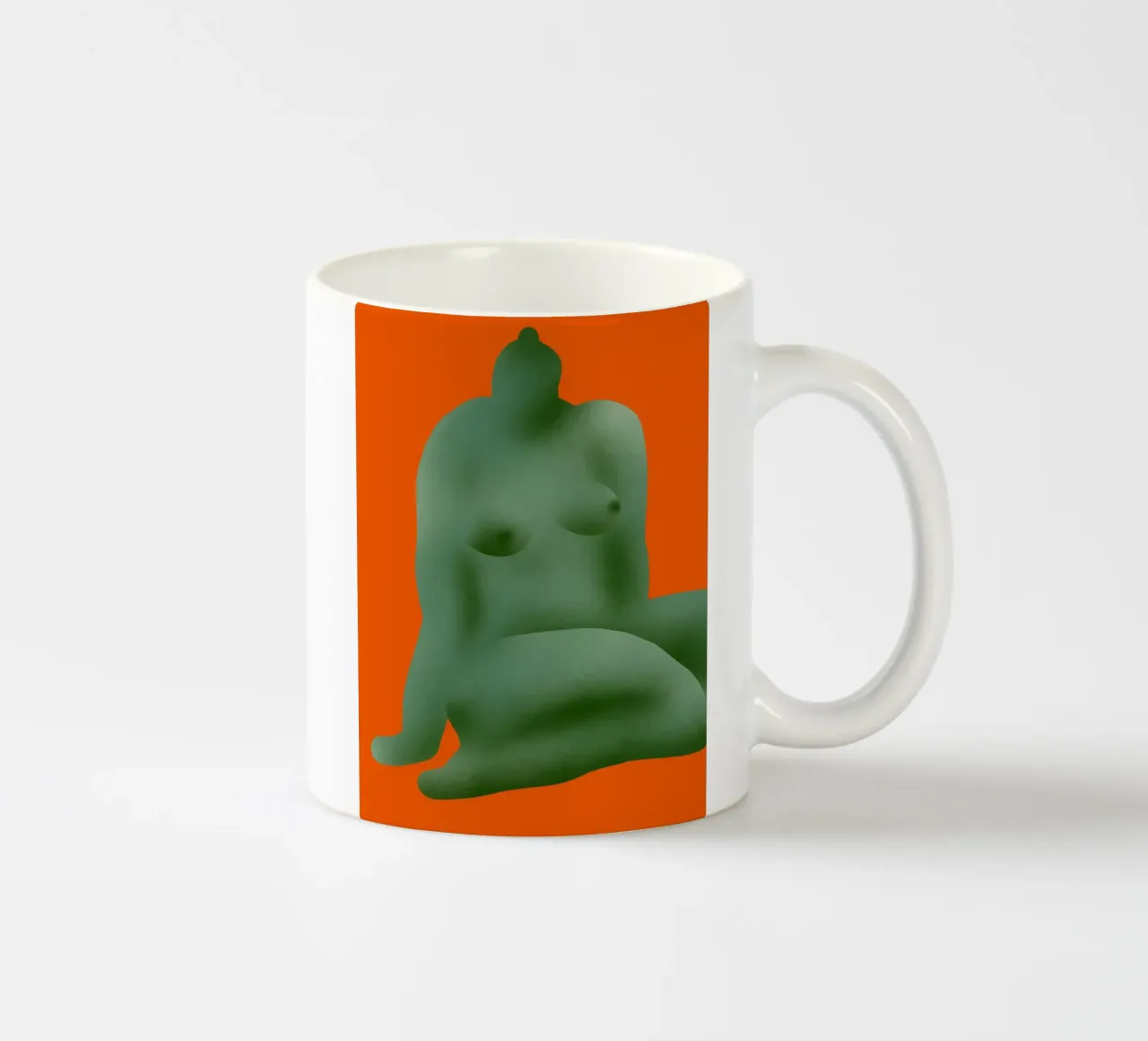 Nudo seduto set 1 tazza in ceramica da Little Dean