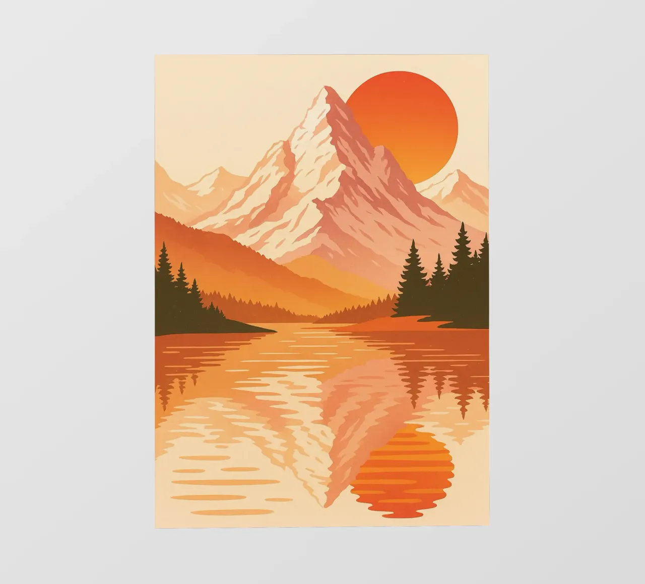 Sun Mountain Art pvc cover by Bulaxtims
