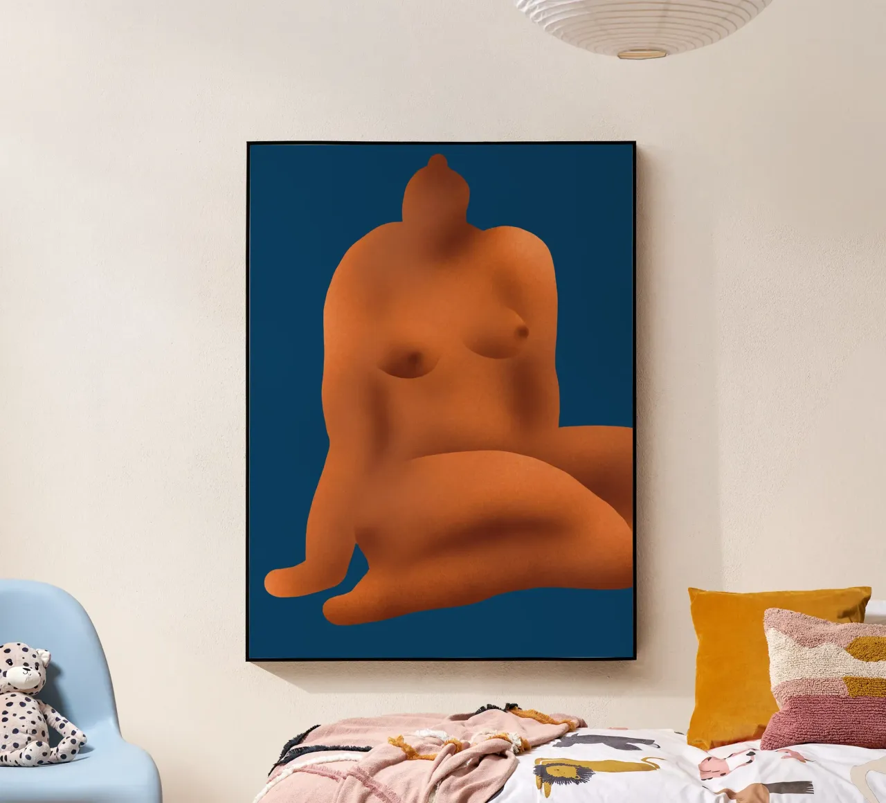 Nudo seduto set 2 plexiglass da Little Dean