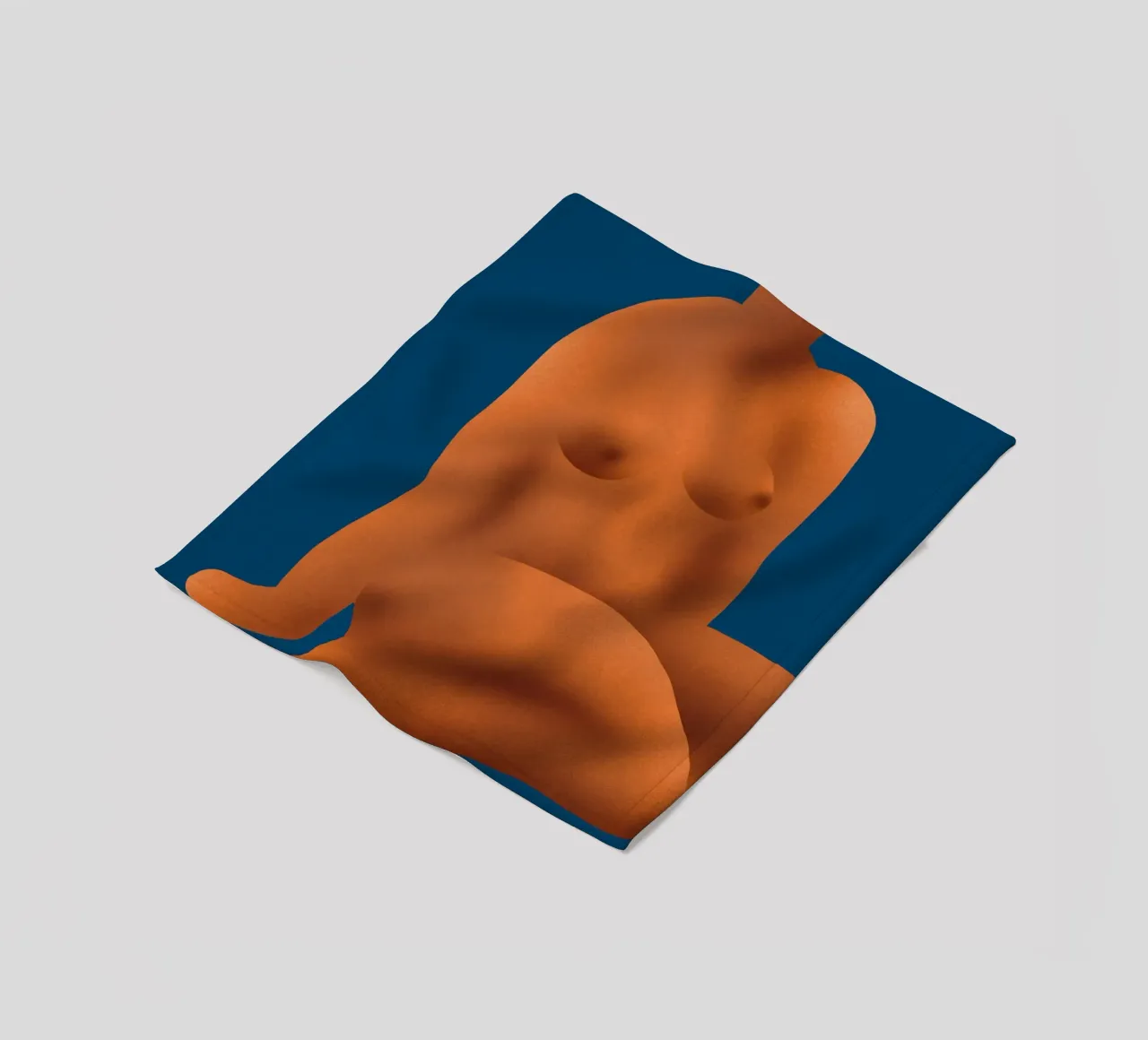 Nudo seduto set 2 coperta in pile da Little Dean