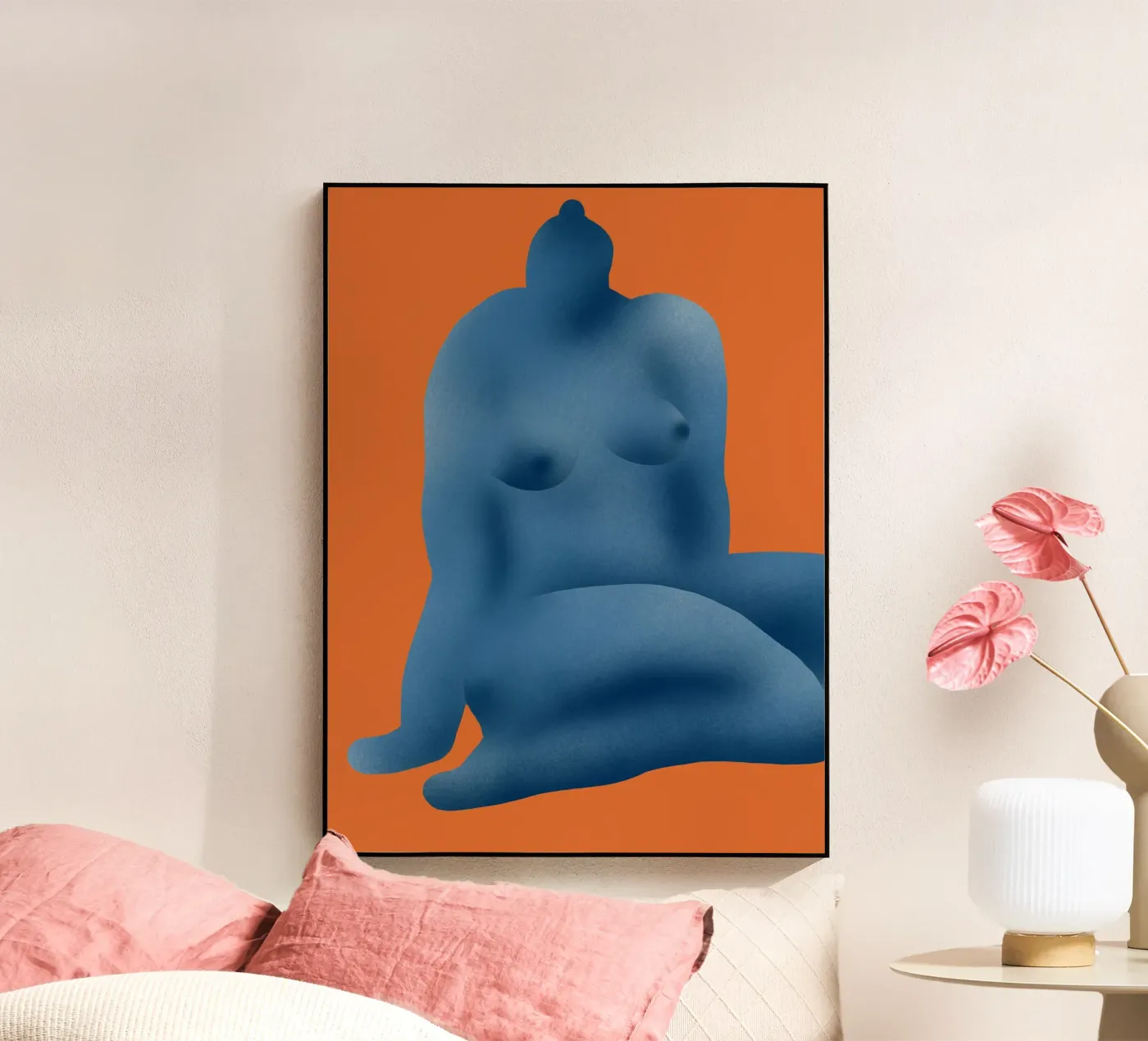 Nudo seduto set 3 plexiglass da Little Dean