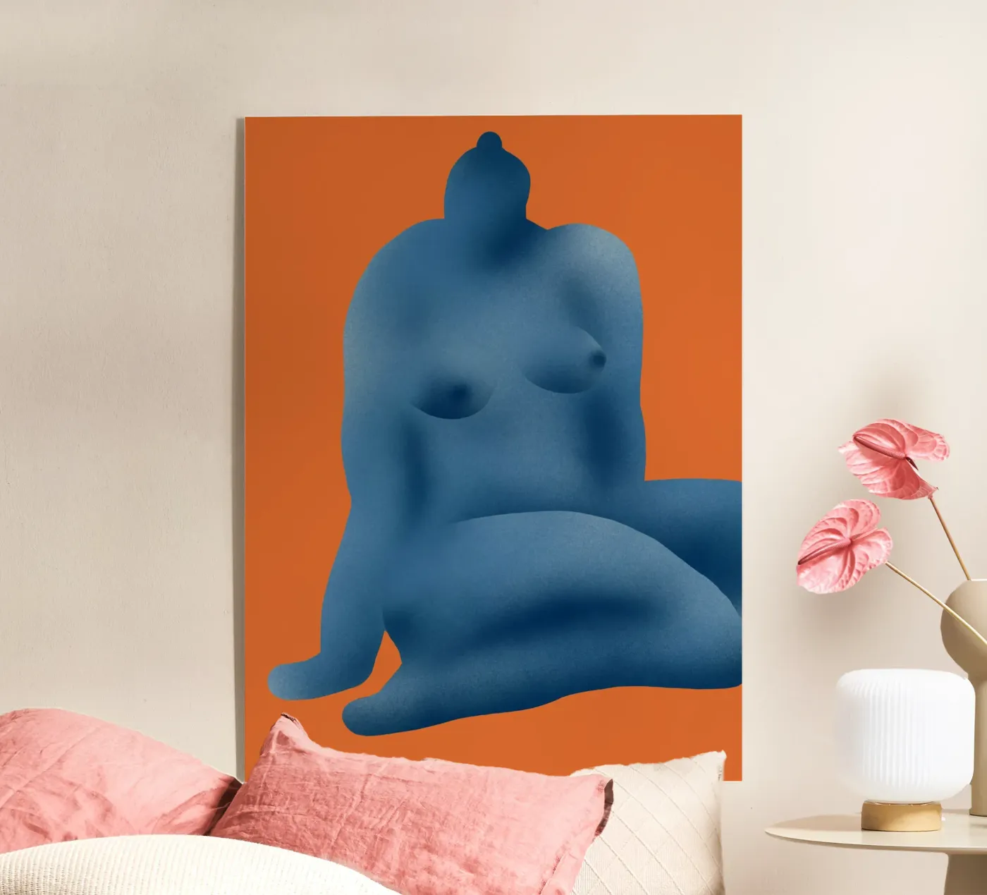 Nudo seduto set 3 plexiglass da Little Dean