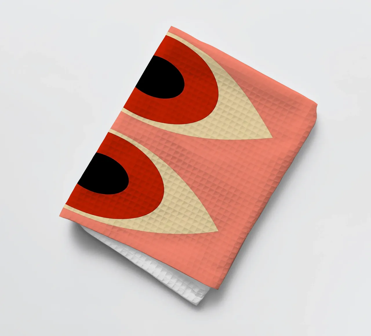 Deux yeux Art abstrait torchon de Bulaxtims