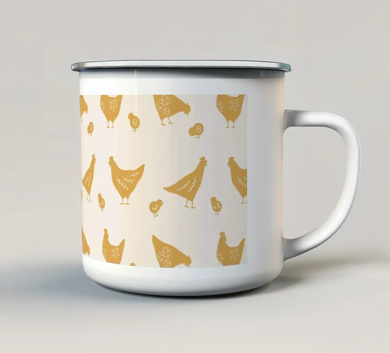 Pattern Love No 91 tazza in smalto da treechild