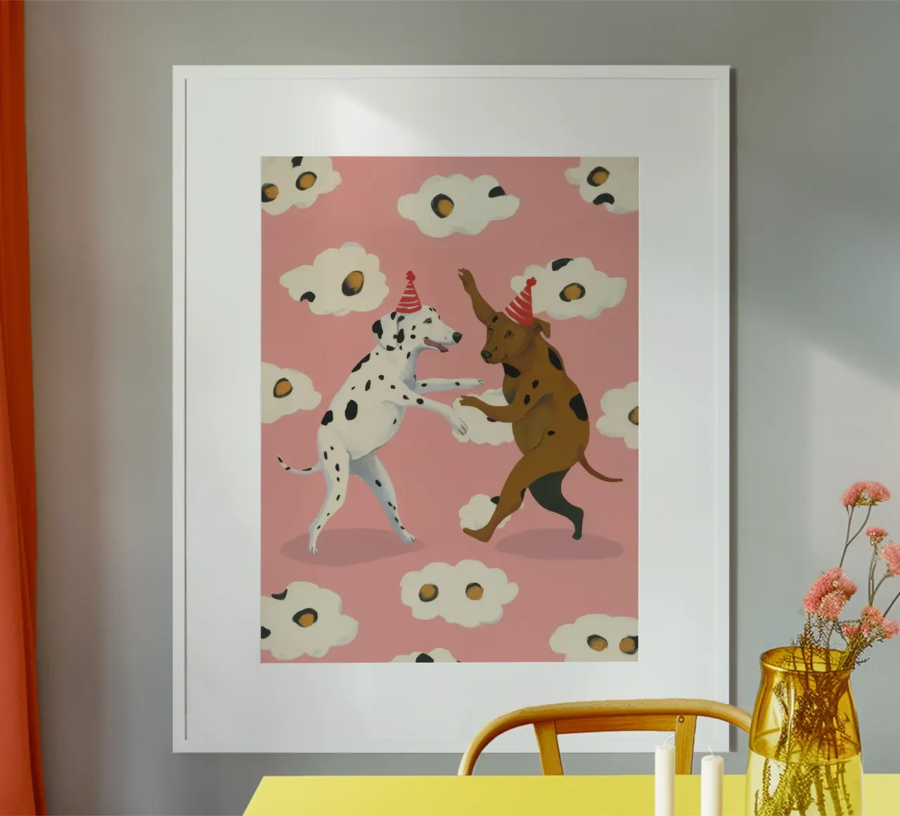Carnevale canino stravagante poster da Aether Brush