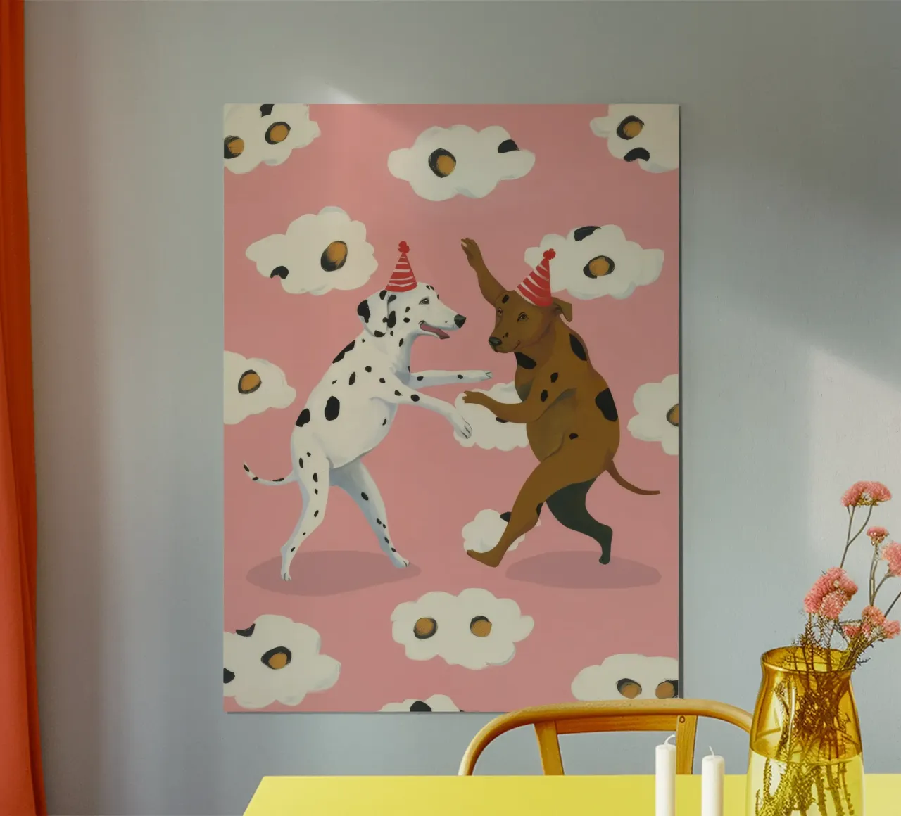 Carnevale canino stravagante poster da Aether Brush
