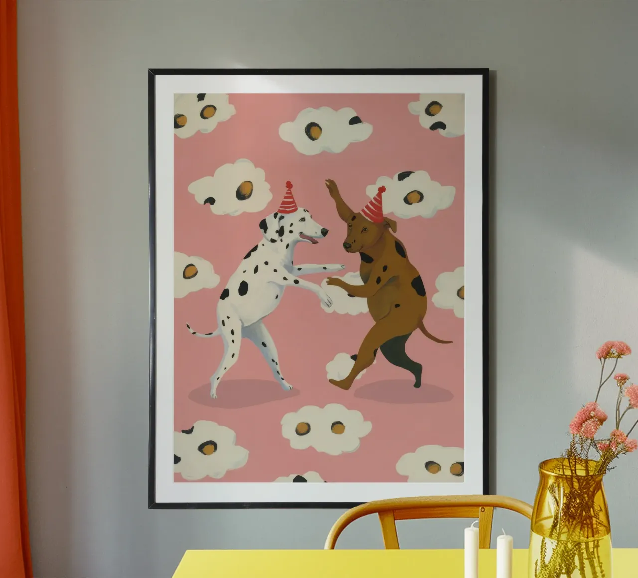 Carnevale canino stravagante poster da Aether Brush