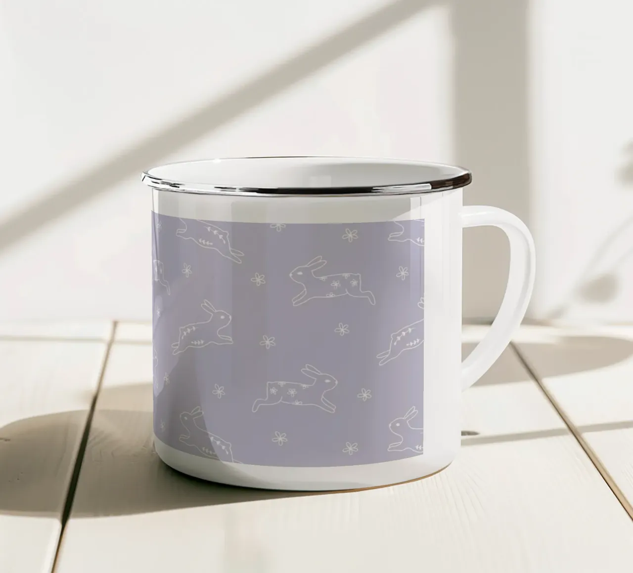Pattern Love No 93 tazza in smalto da treechild