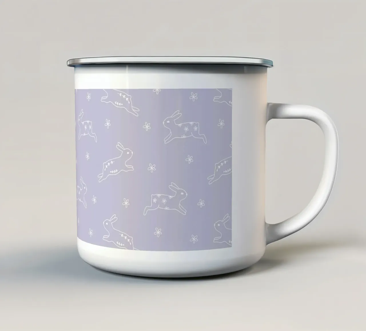 Pattern Love No 93 tazza in smalto da treechild