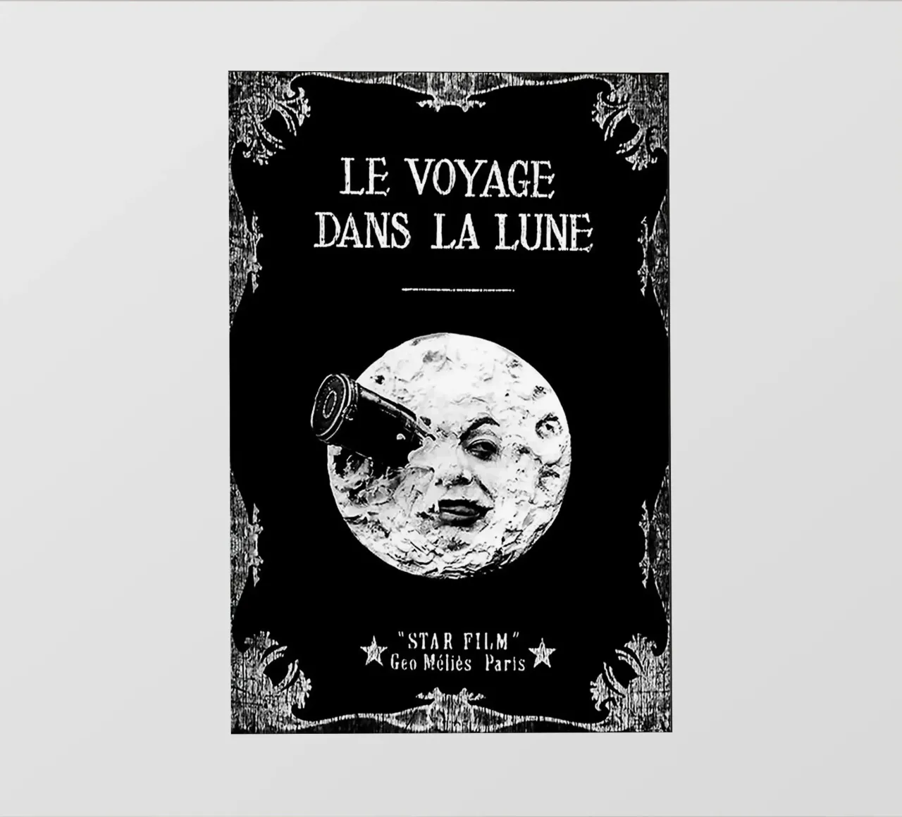 Le Voyage dans la Lune (A Trip to the Moon) pellicola backlit da Attaboy Dsgn