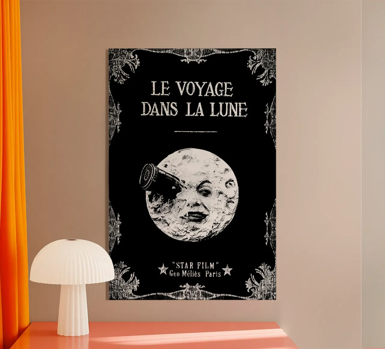 Le Voyage dans la Lune (A Trip to the Moon) metacrilato de Attaboy Dsgn