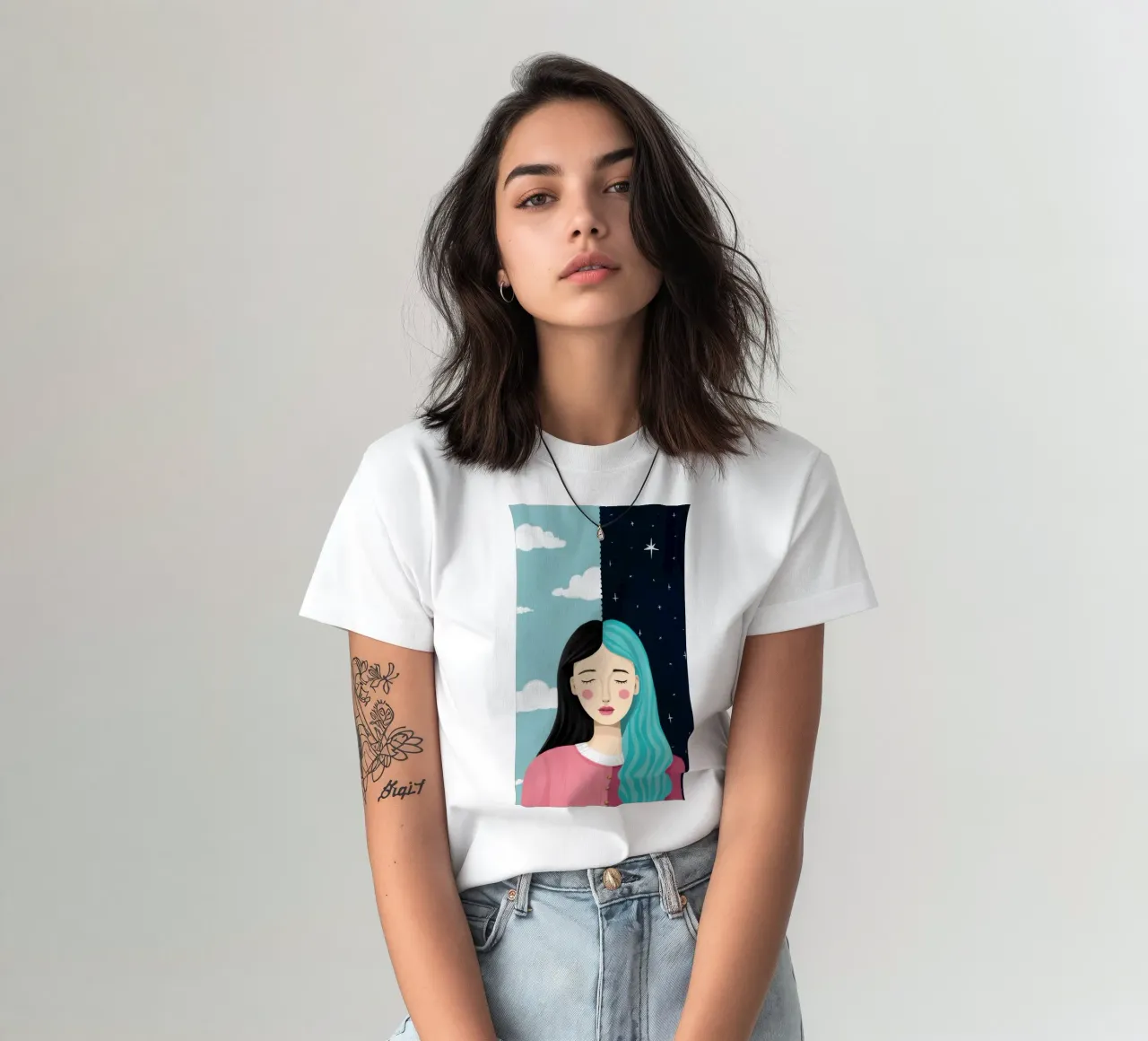 Sueño de medianoche camiseta de Aether Brush