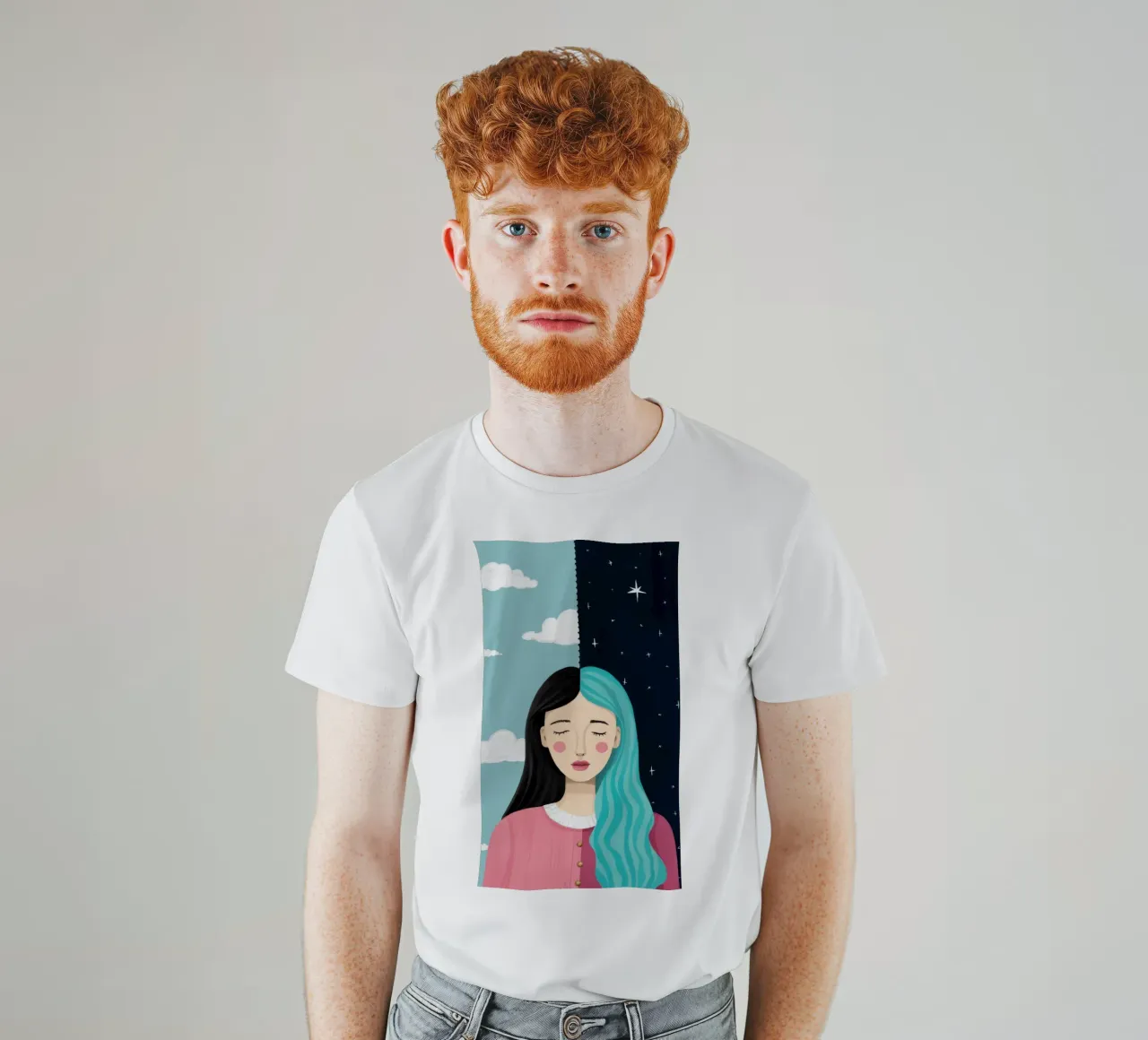 Sueño de medianoche camiseta de Aether Brush