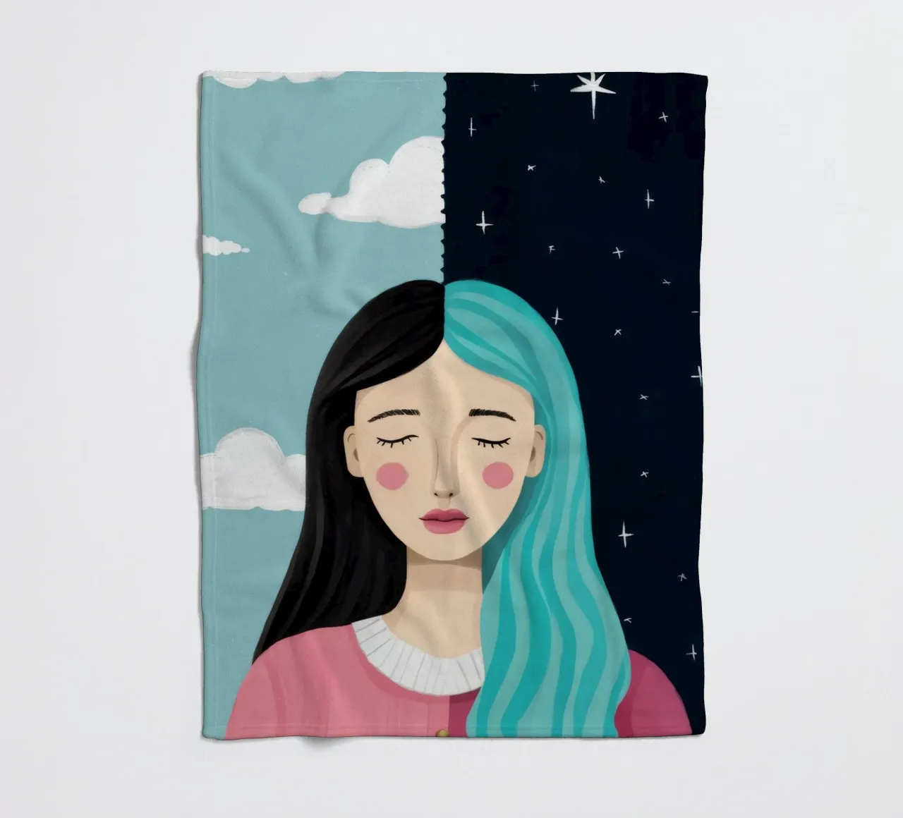 Sogno ad occhi aperti di mezzanotte coperta in pile da Aether Brush