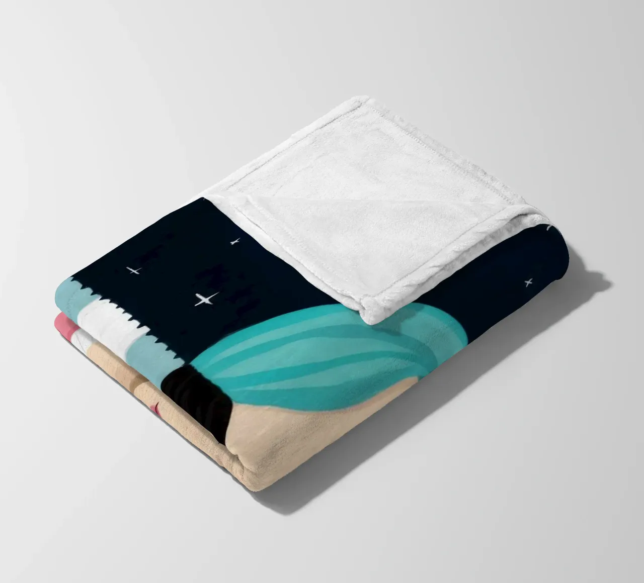 Sogno ad occhi aperti di mezzanotte coperta in pile da Aether Brush