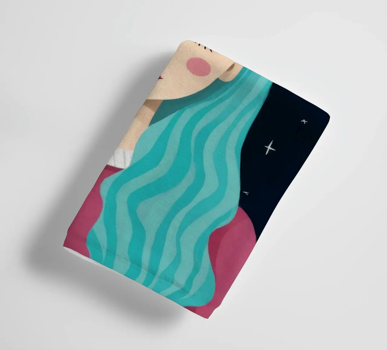 Sogno ad occhi aperti di mezzanotte asciugamano da bagno da Aether Brush