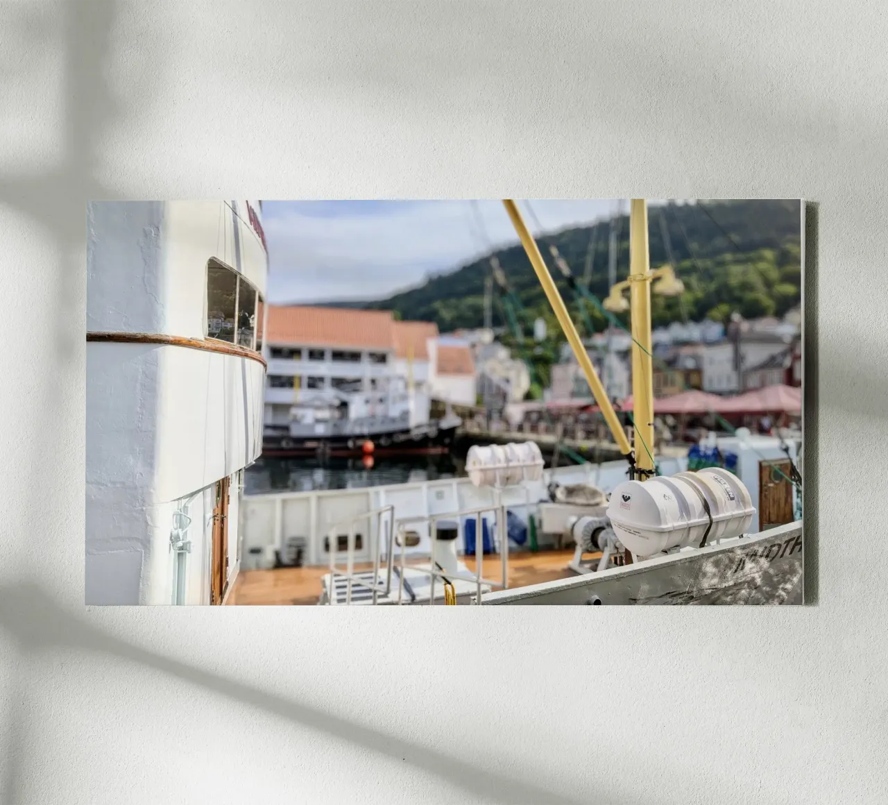 Bergen, Norvegia, motivo 2 tela con Cornice a cassetta da ZAMART - Fotografie