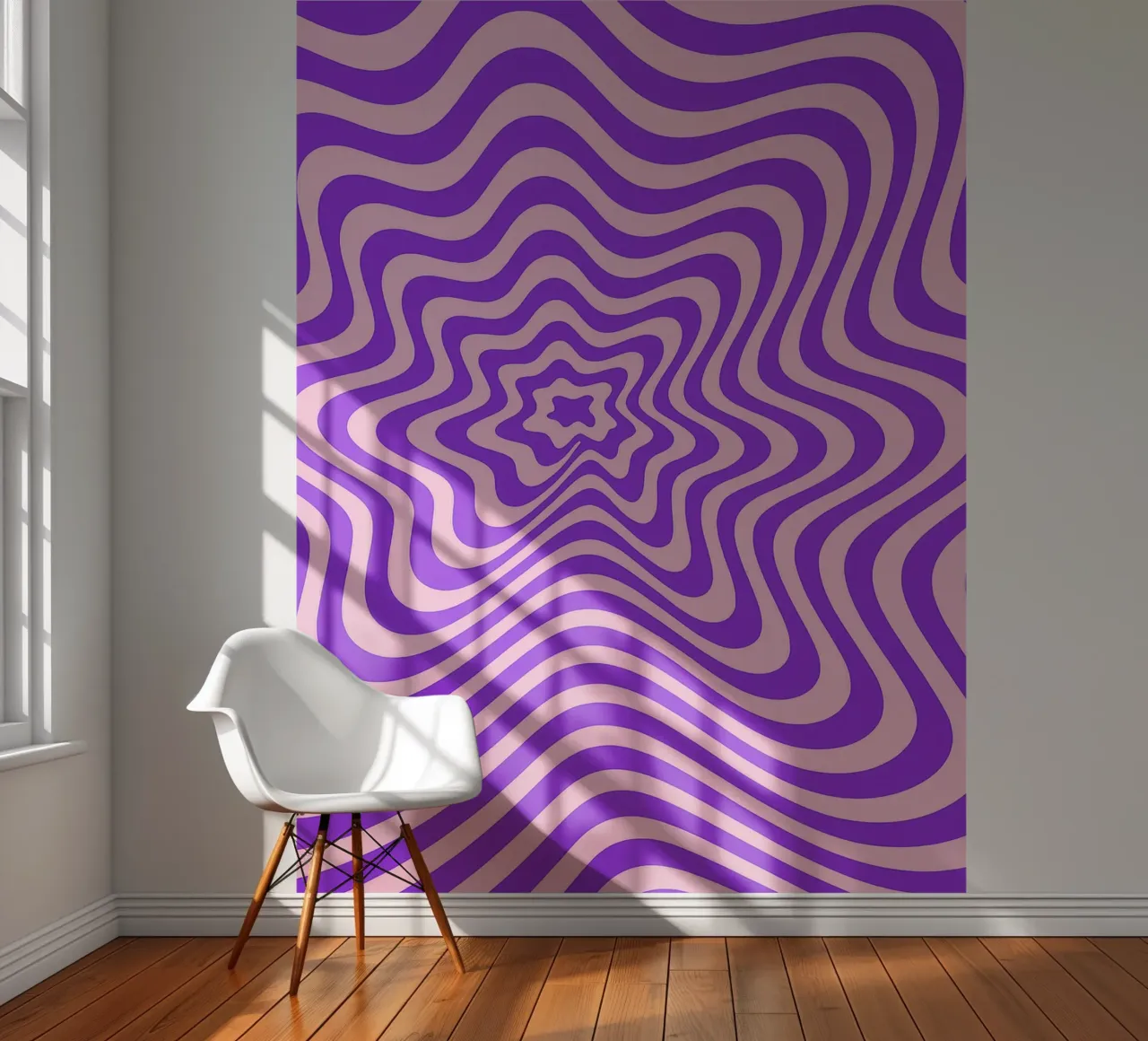 Wave Line Modern Abstract Art photo wallpaper by Bulaxtims