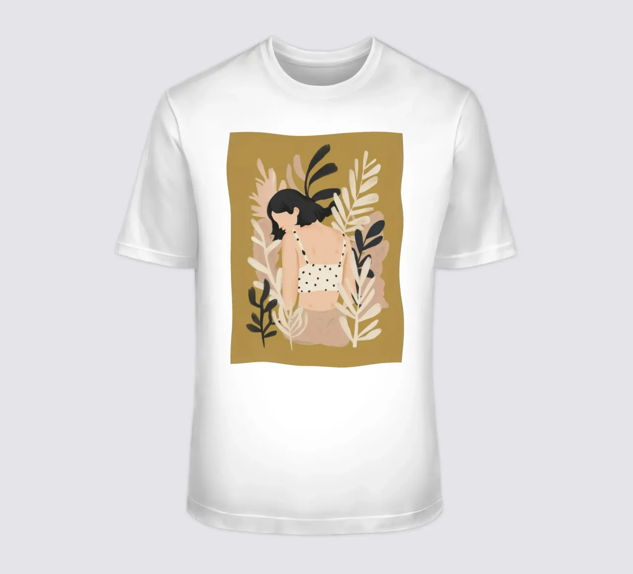 Einsamer Garten Träumerei T-Shirt von Aether Brush