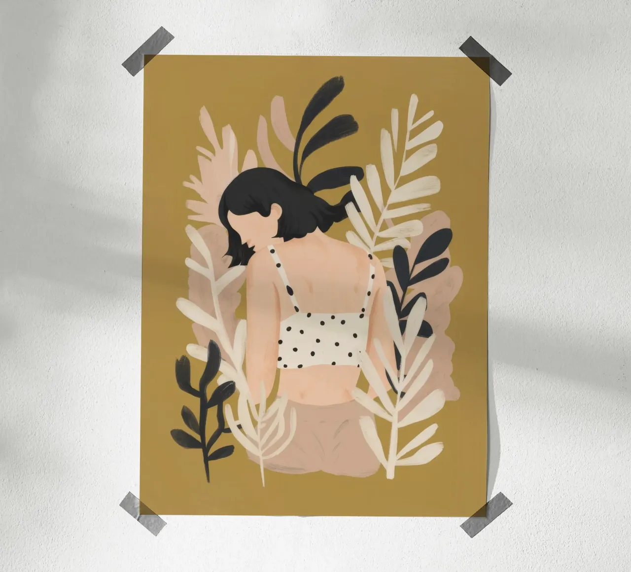 Fantasticheria solitaria in giardino poster da Aether Brush