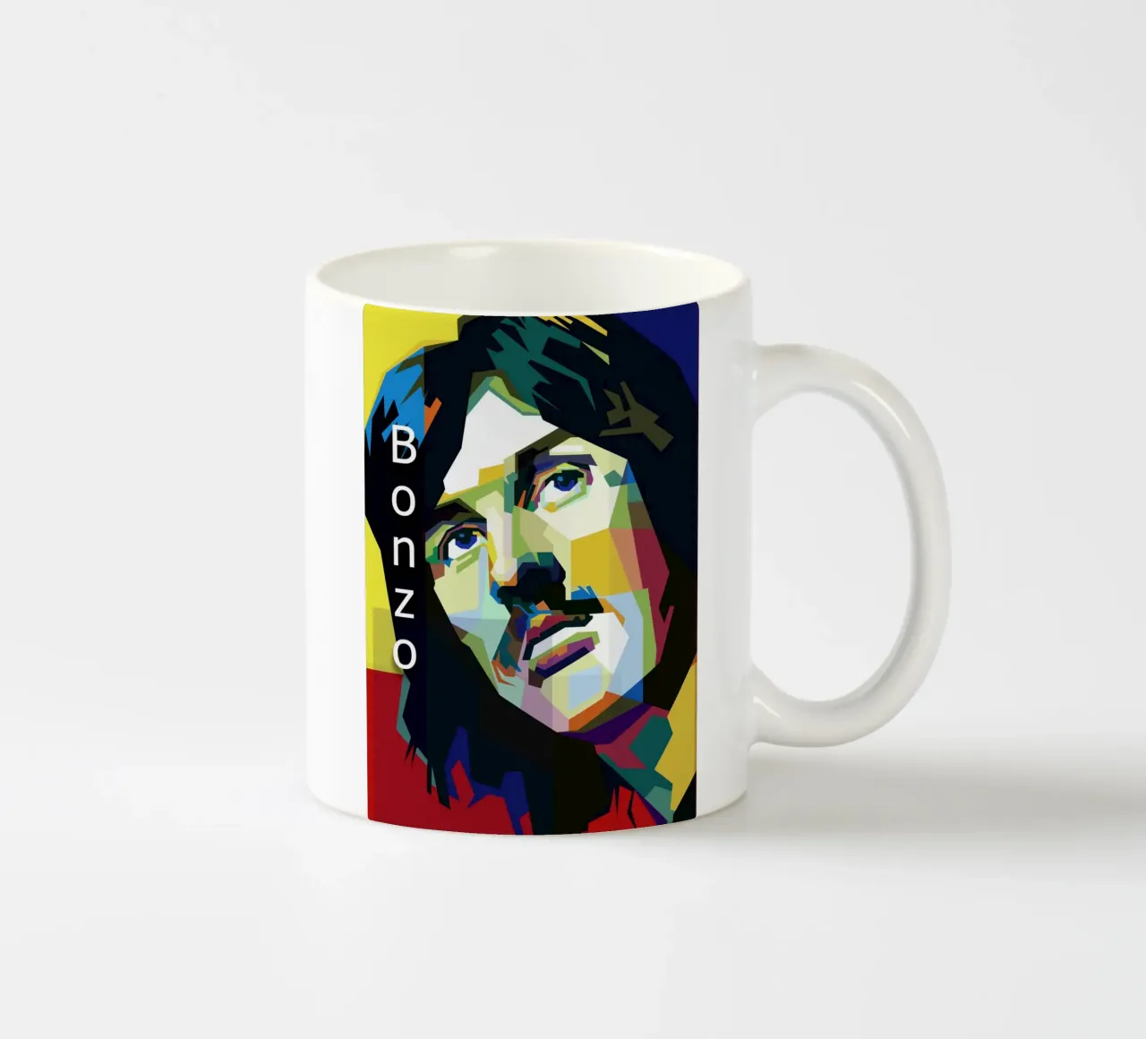 John Bonham Led Zeppelin Rock Blues WPAP Trending Now tazza in ceramica da Artkreator