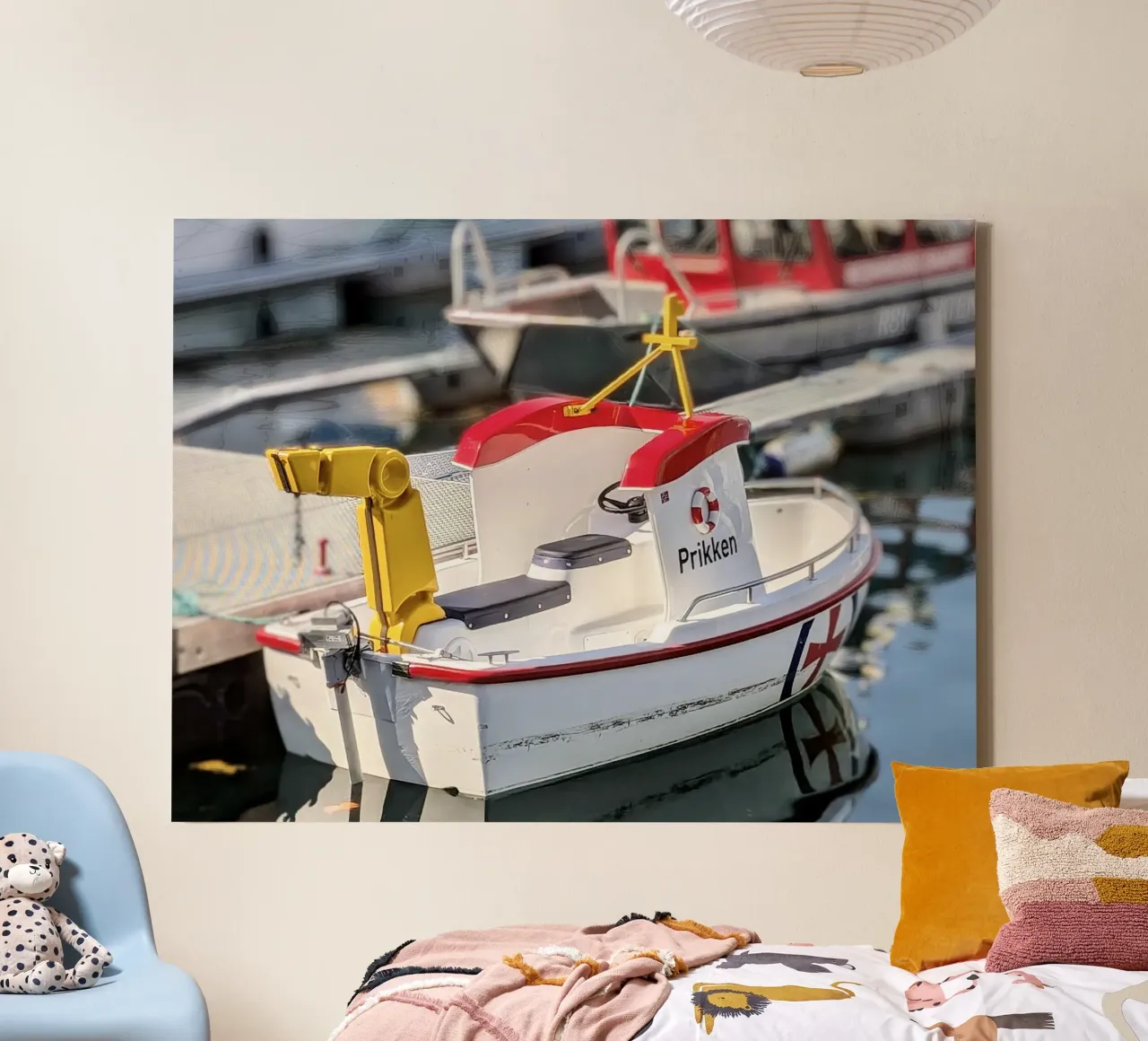Hammerfest, Norway, motif 1 canvas with Floater frame by ZAMART - Fotografie
