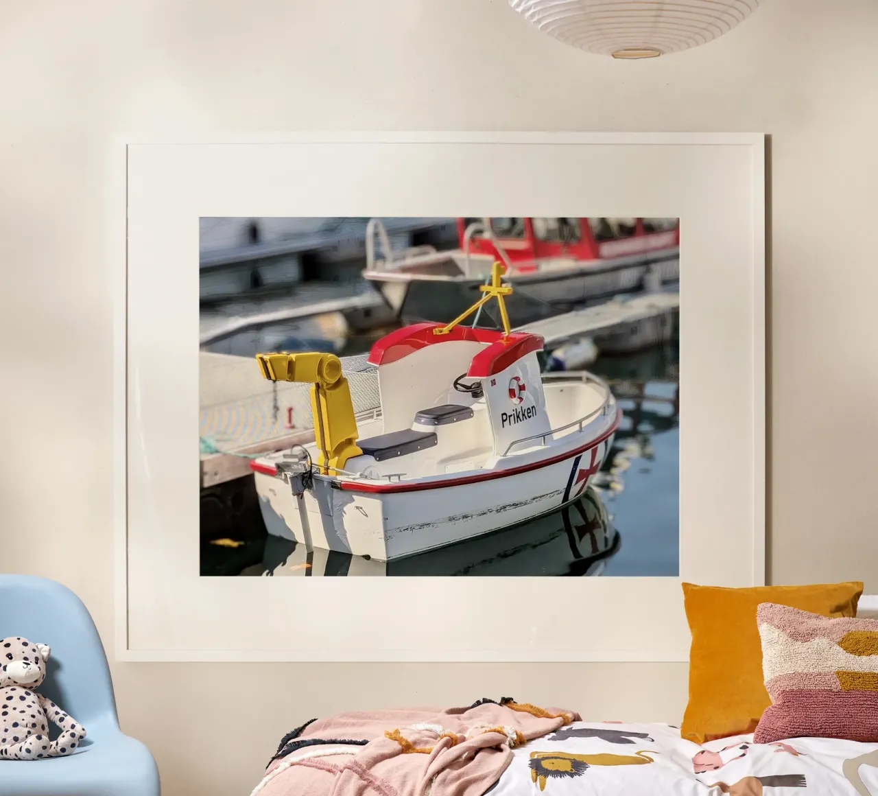 Hammerfest, Norvegia, motivo 1 poster con telaio in legno da ZAMART - Fotografie